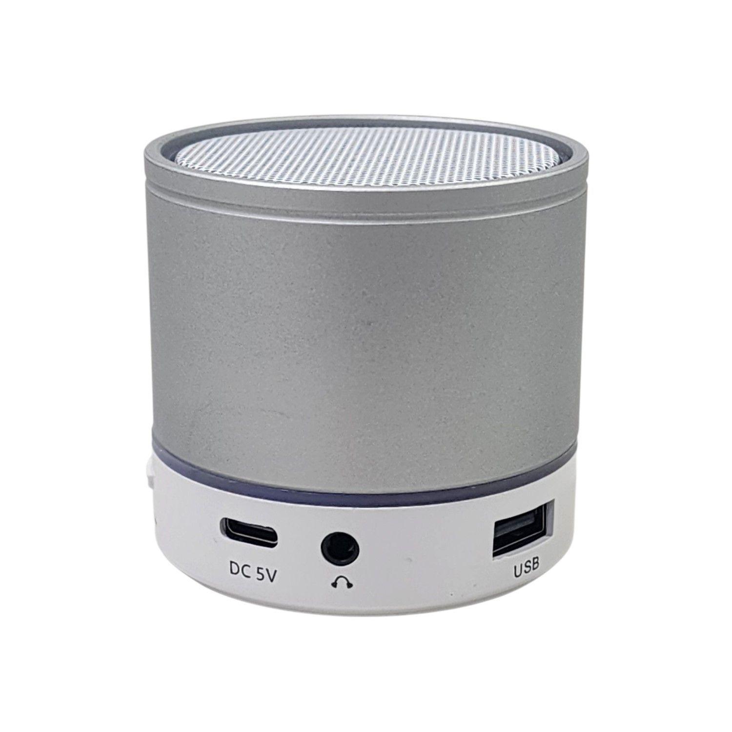Mini Parlante Portátil Bt 3W USB FM P295 Philco Plata-2