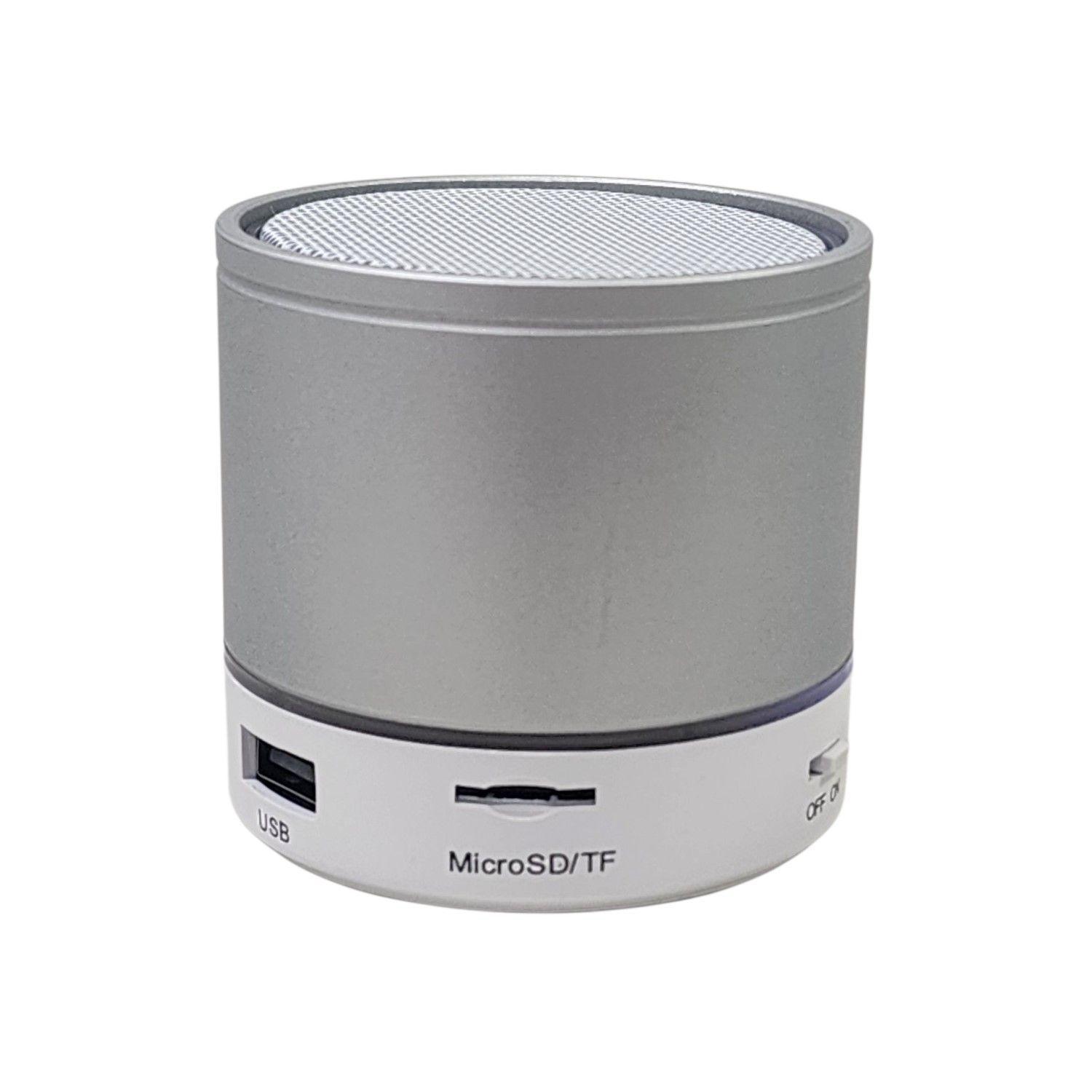 Mini Parlante Portátil Bt 3W USB FM P295 Philco Plata-3