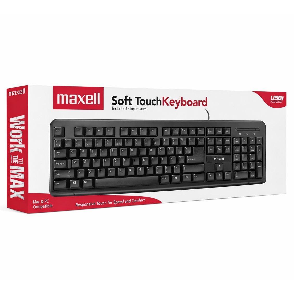 Teclado Básico Maxell KB-90 Conector Usb Negro-2
