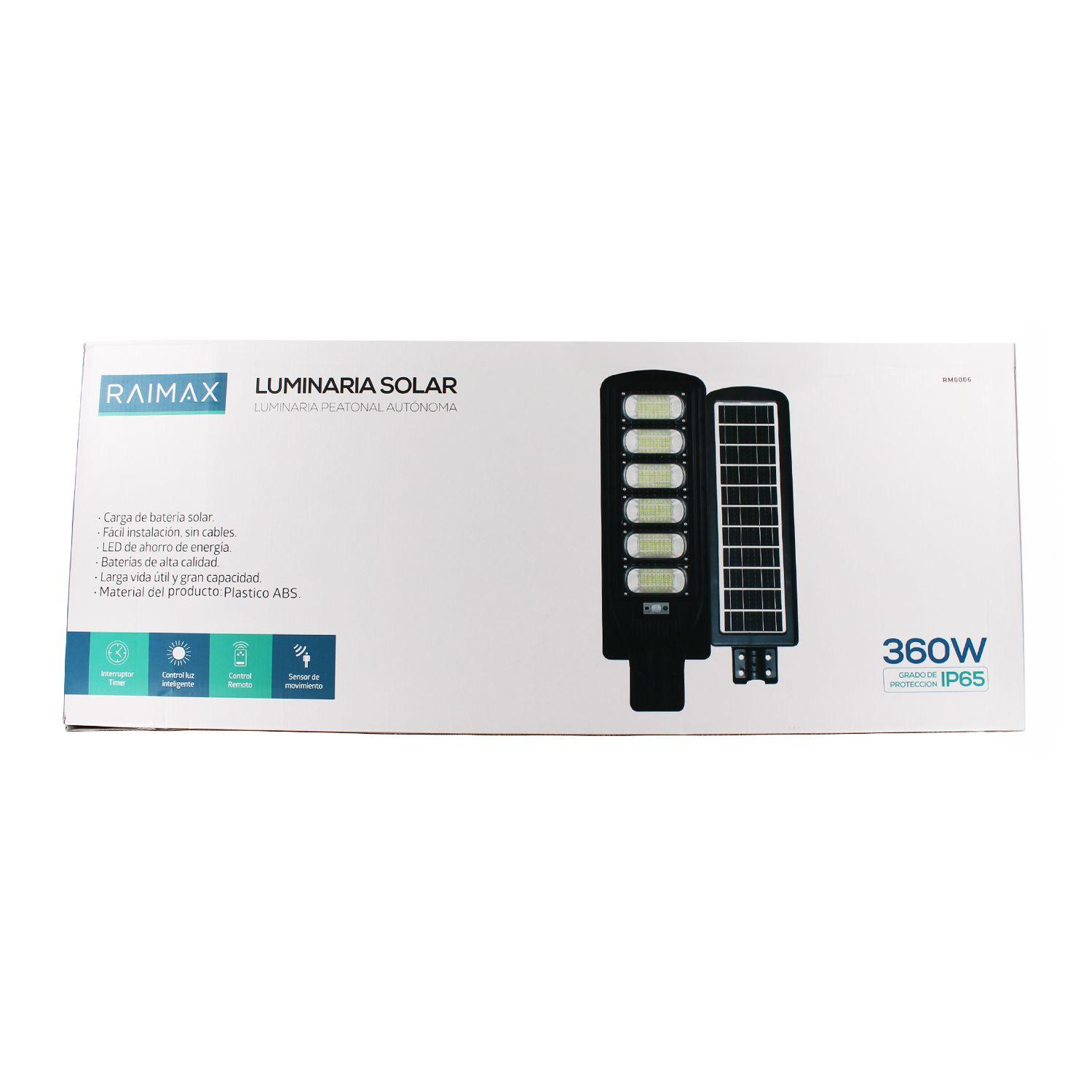 Foco Solar 360W LED IP65 con Sensor y Control RM0006 Raimax-3