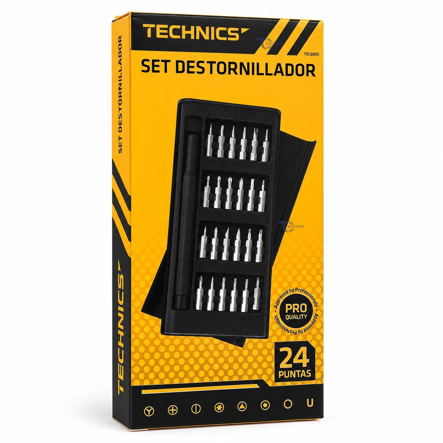Set Destornillador Precisión Technics TEC0005 24 Puntas-3