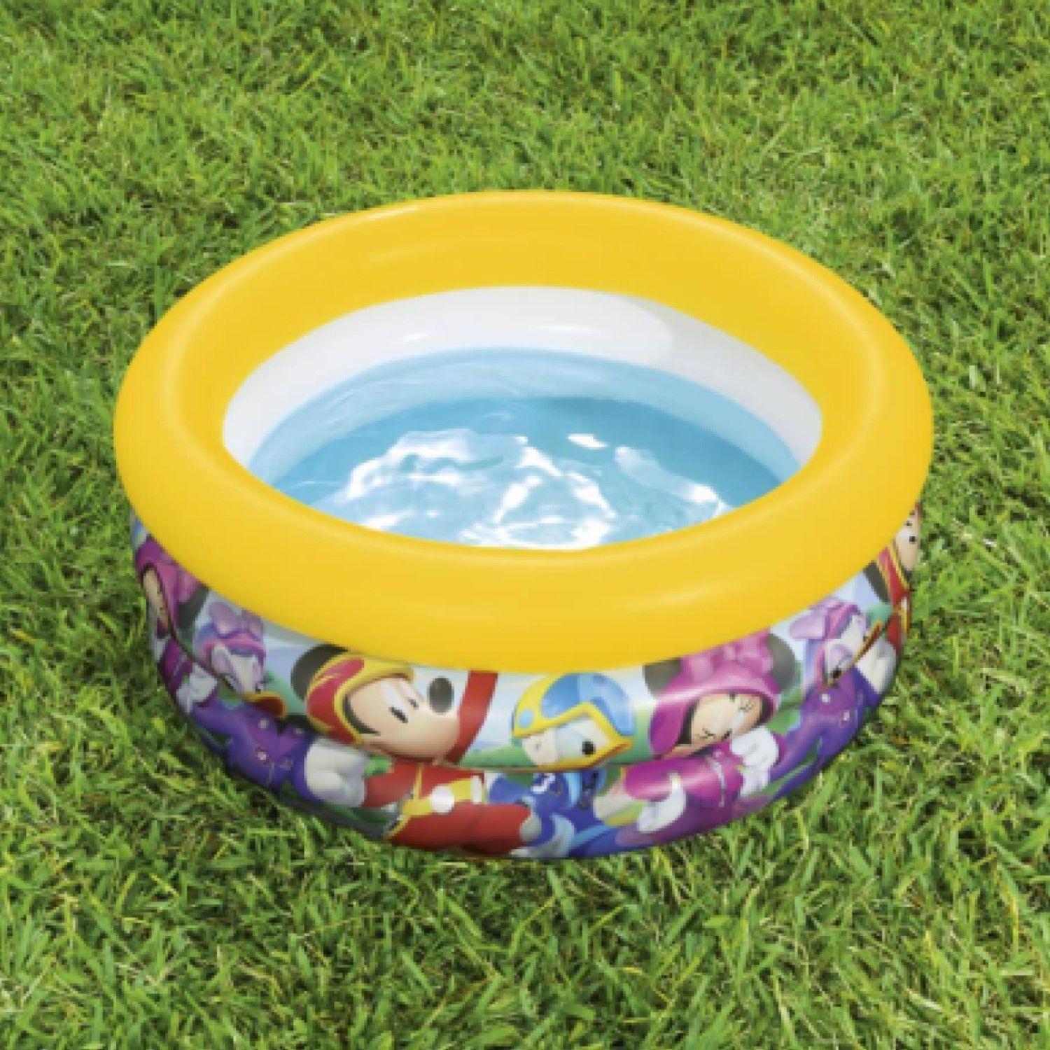 Piscina Inflable Redonda Niños Mickey 70cm Bestway -4