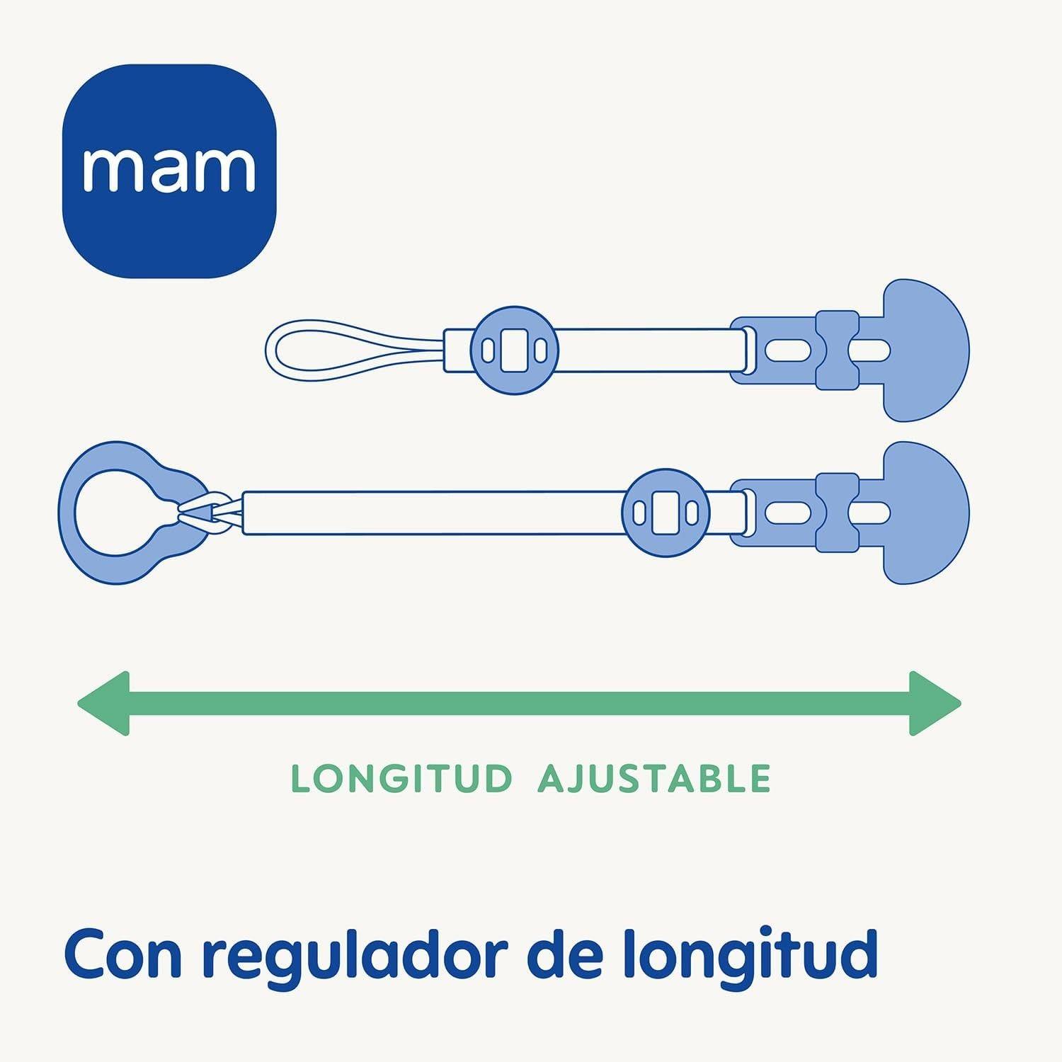 Prendedor Mam Porta Chupete Clip Cobertor Verde/Gris-7