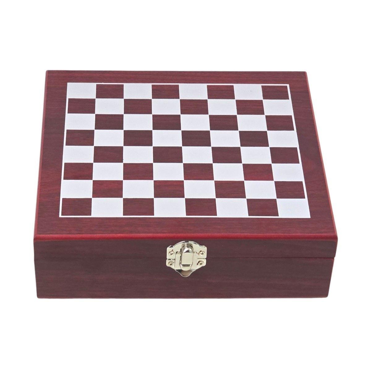 Set Juego de Ajedrez Con Petaca 8oz y Accesorios-3