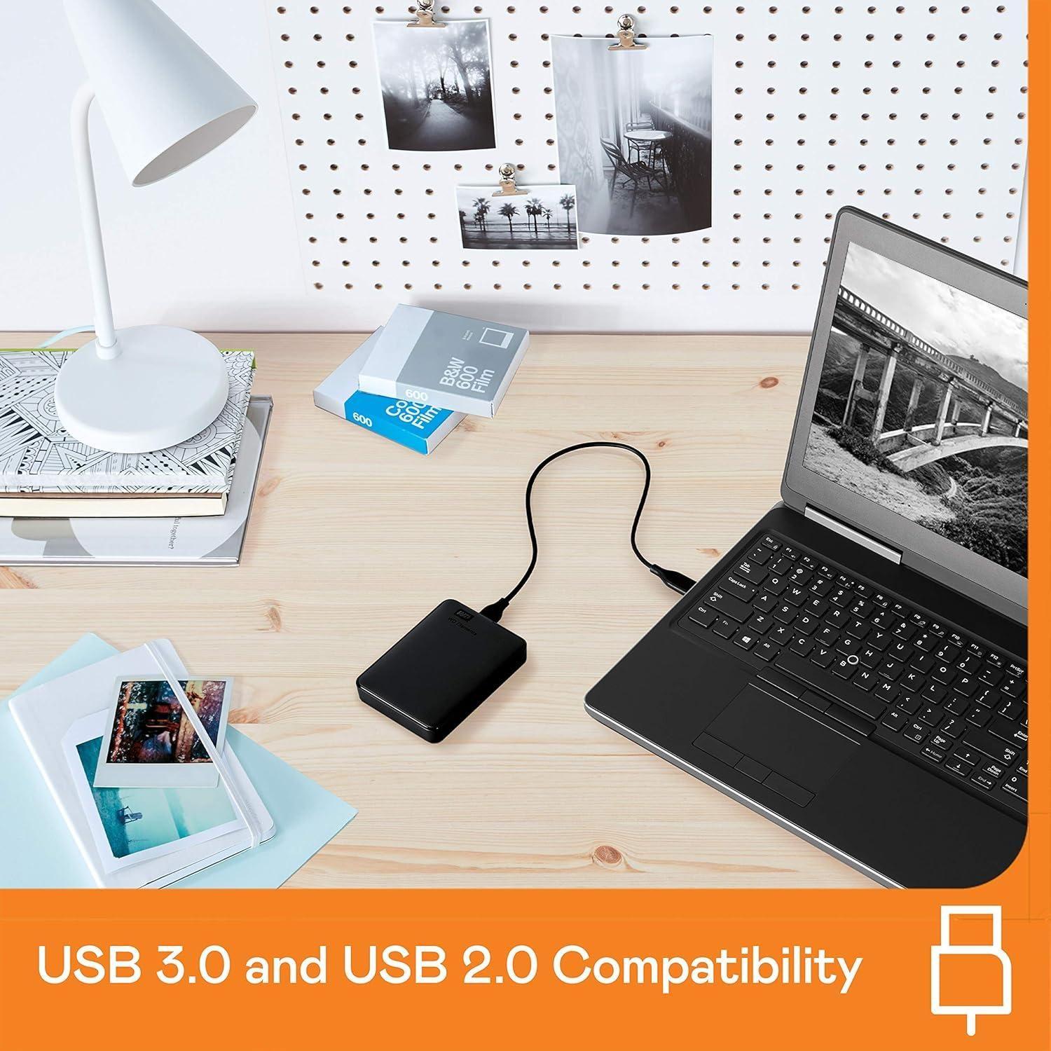 WD Disco duro externo portátil Elements de 2 TB-2