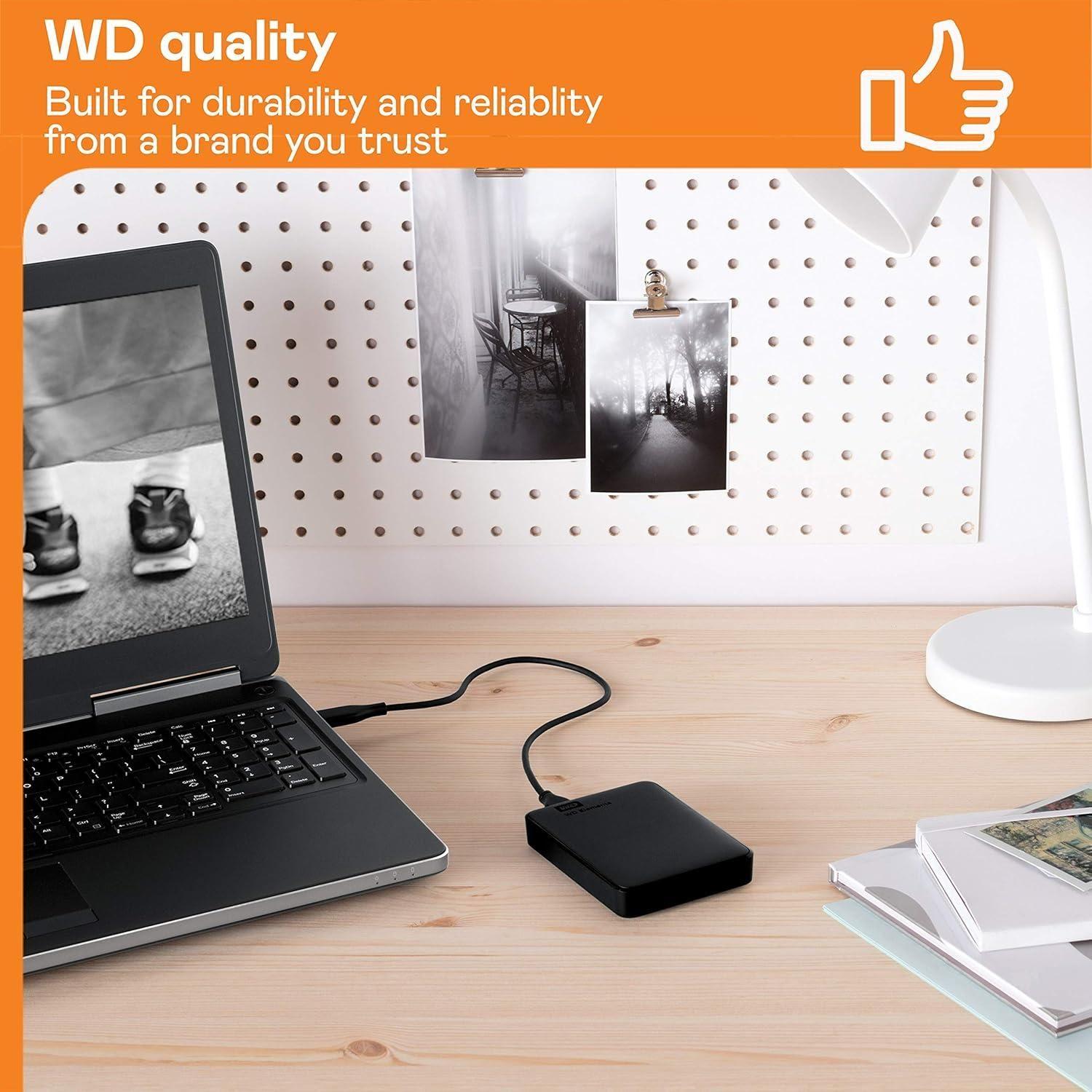 WD Disco duro externo portátil Elements de 2 TB-3