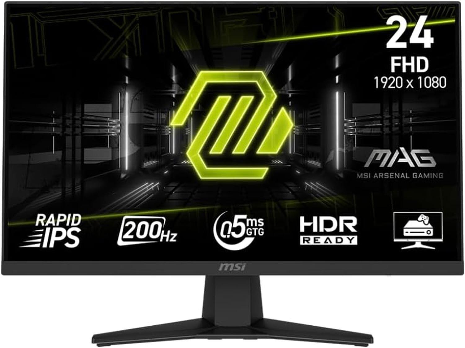 Monitor MSI MAG 244F 200Hz - 24" 1080P (FHD)-0