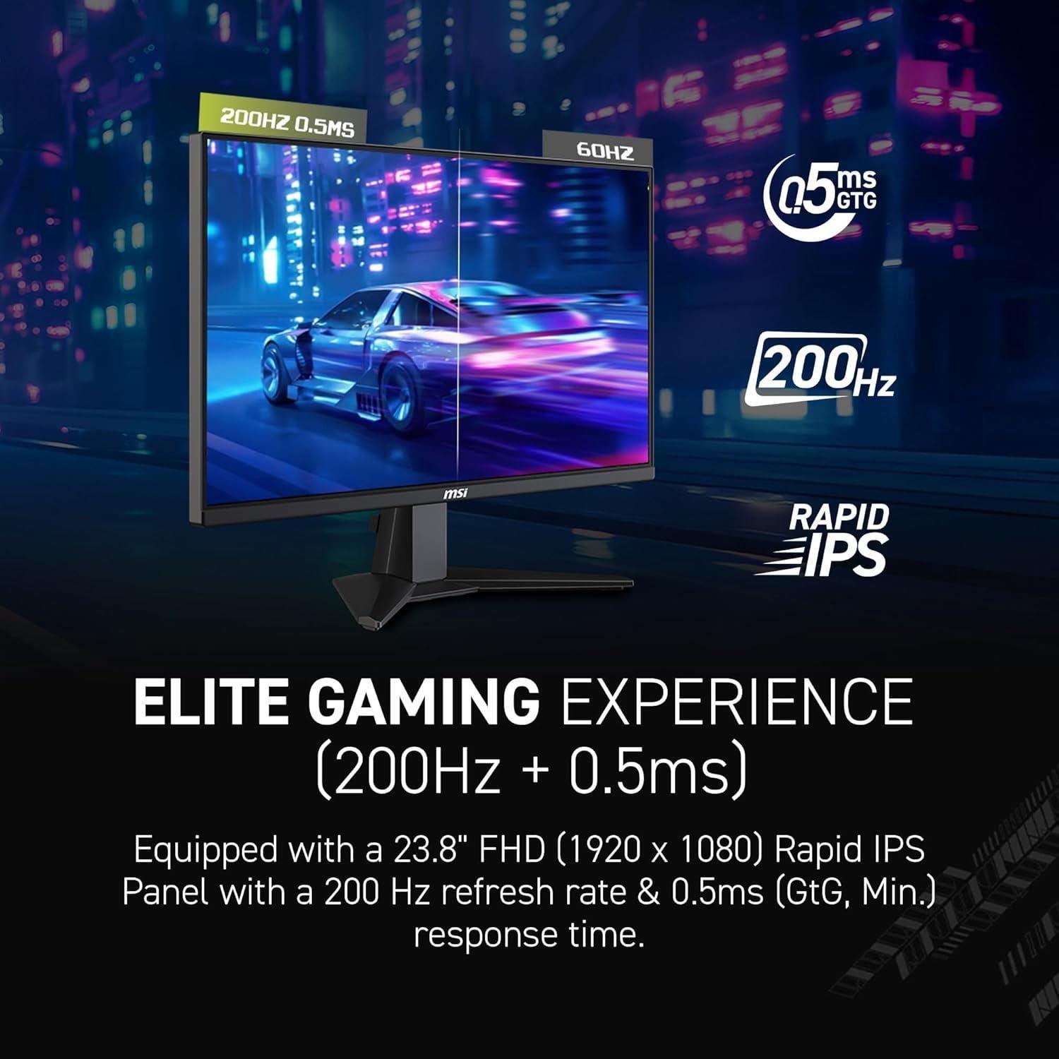 Monitor MSI MAG 244F 200Hz - 24" 1080P (FHD)-1