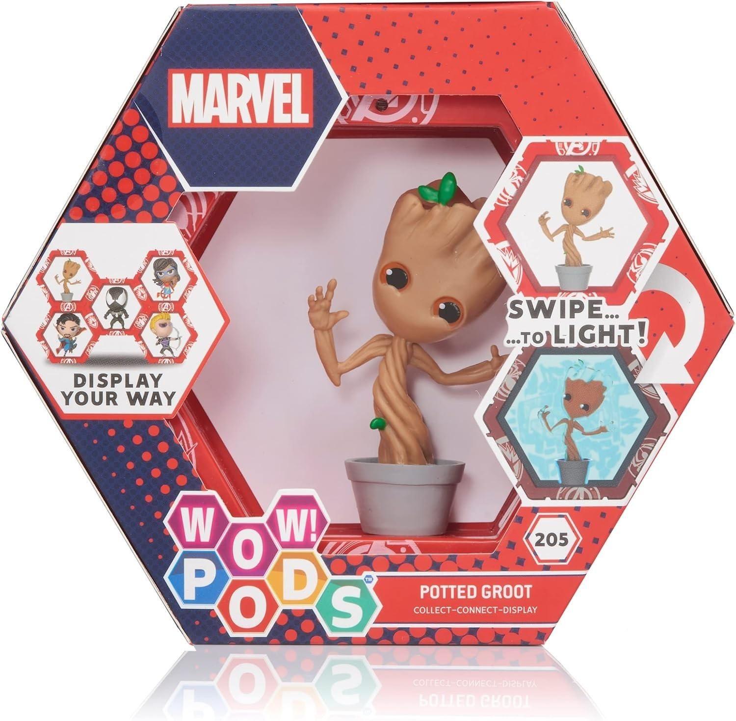 Figura LED Wow! POD Potted Groot Marvel-0