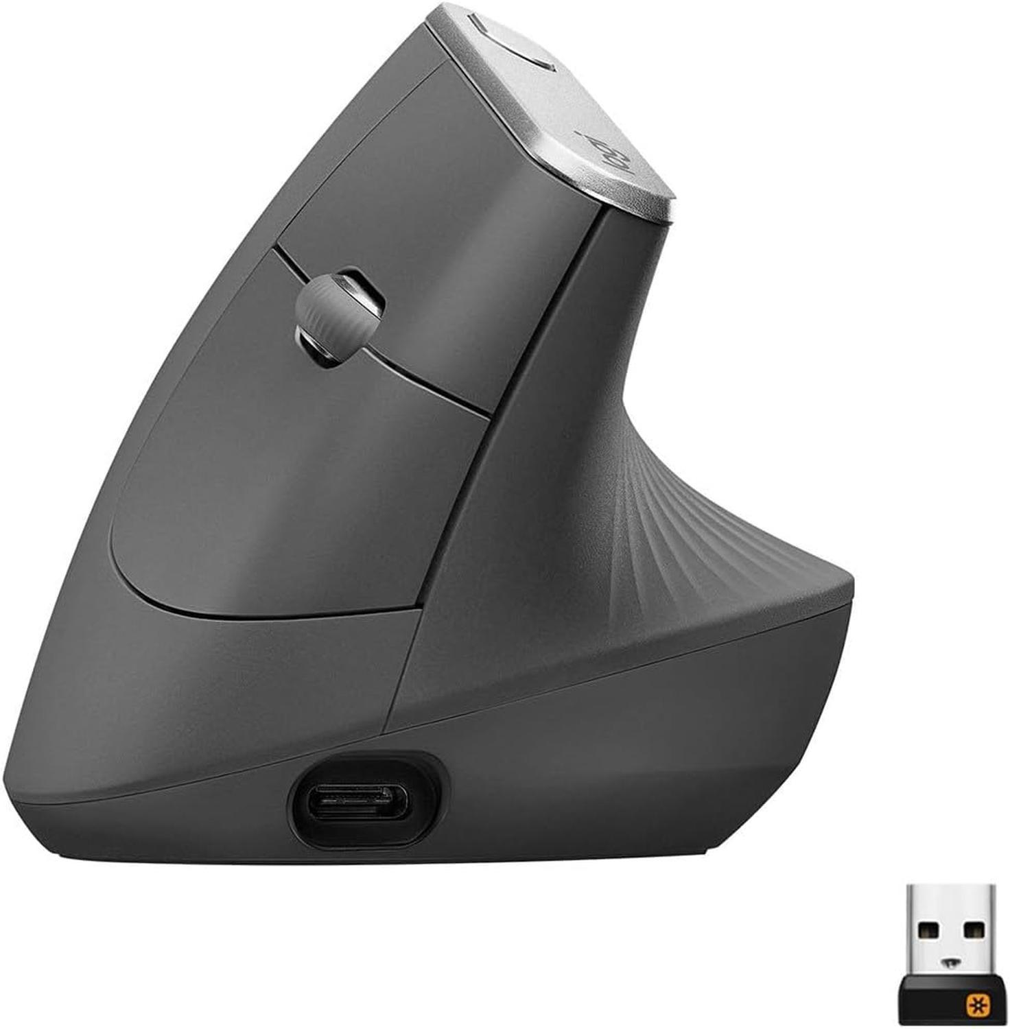 Logitech MX Vertical Mouse Inalámbrico Ergonómico-0