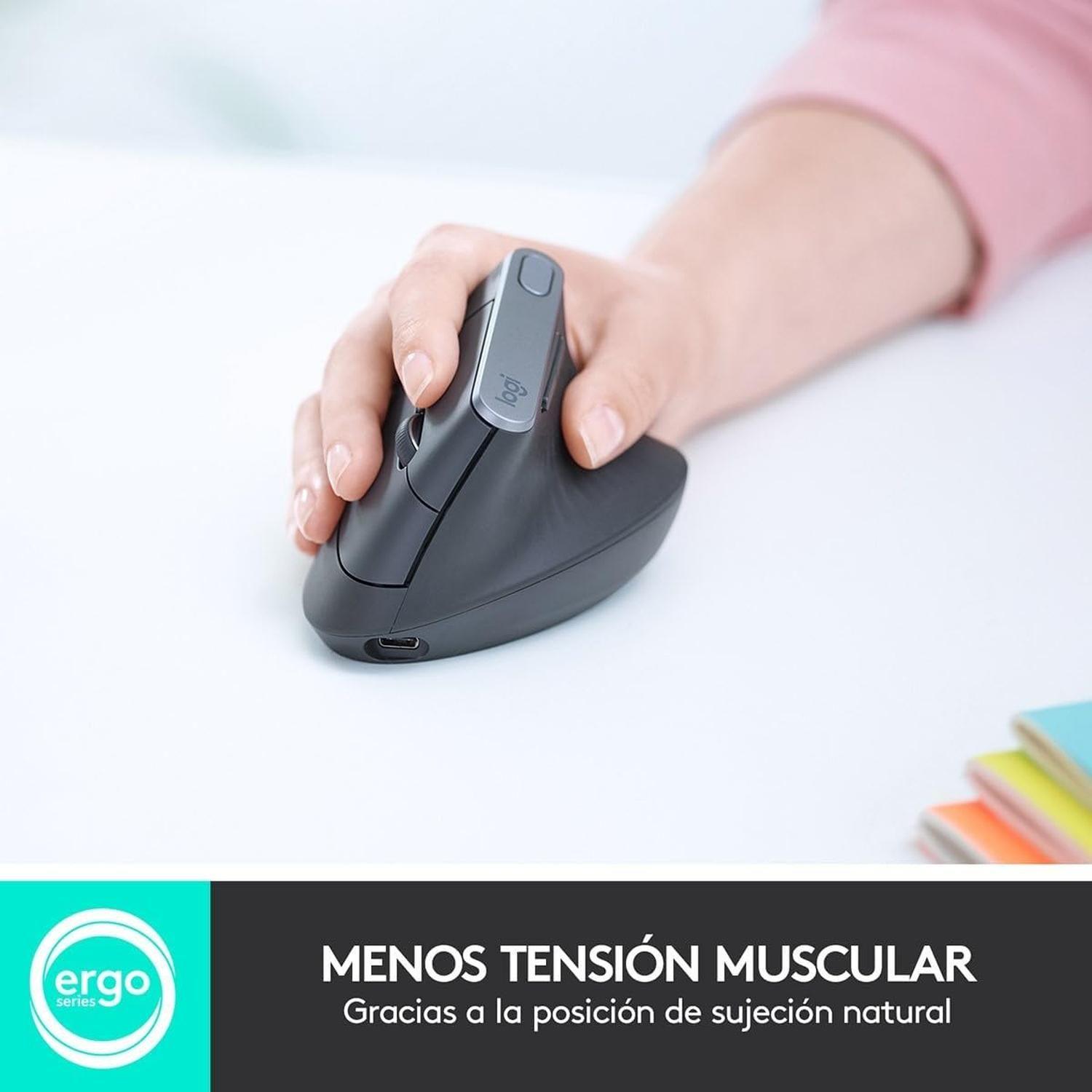 Logitech MX Vertical Mouse Inalámbrico Ergonómico-1