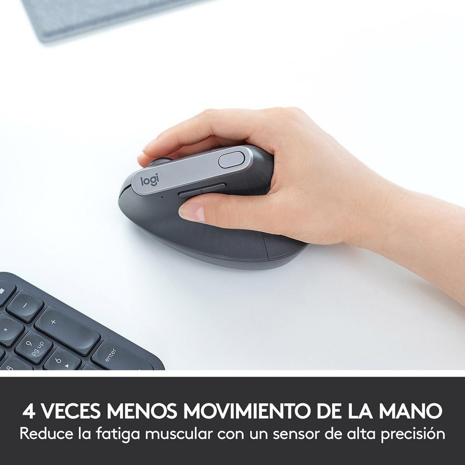 Logitech MX Vertical Mouse Inalámbrico Ergonómico-3