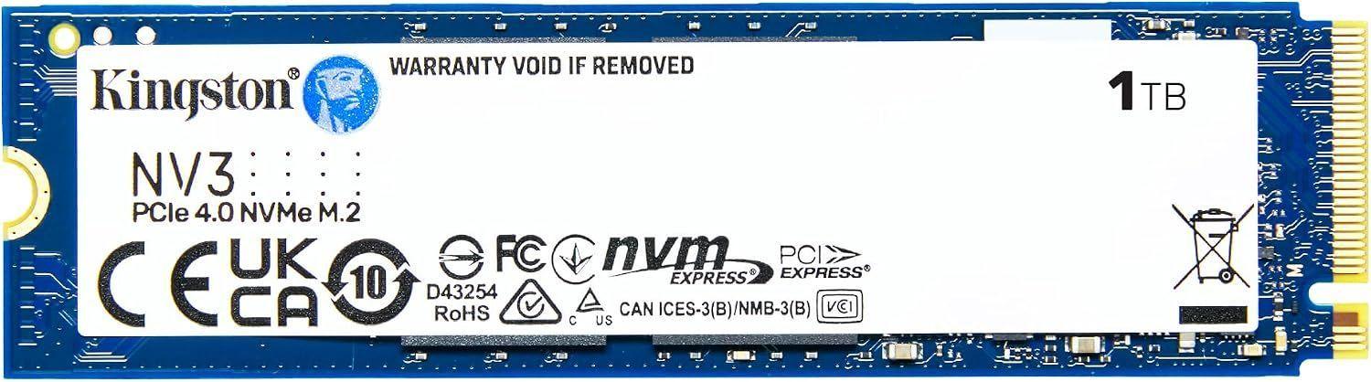 Disco duro interno Kingston NV3 NVMe PCIe 4 0 SSD Interno 1TB-1