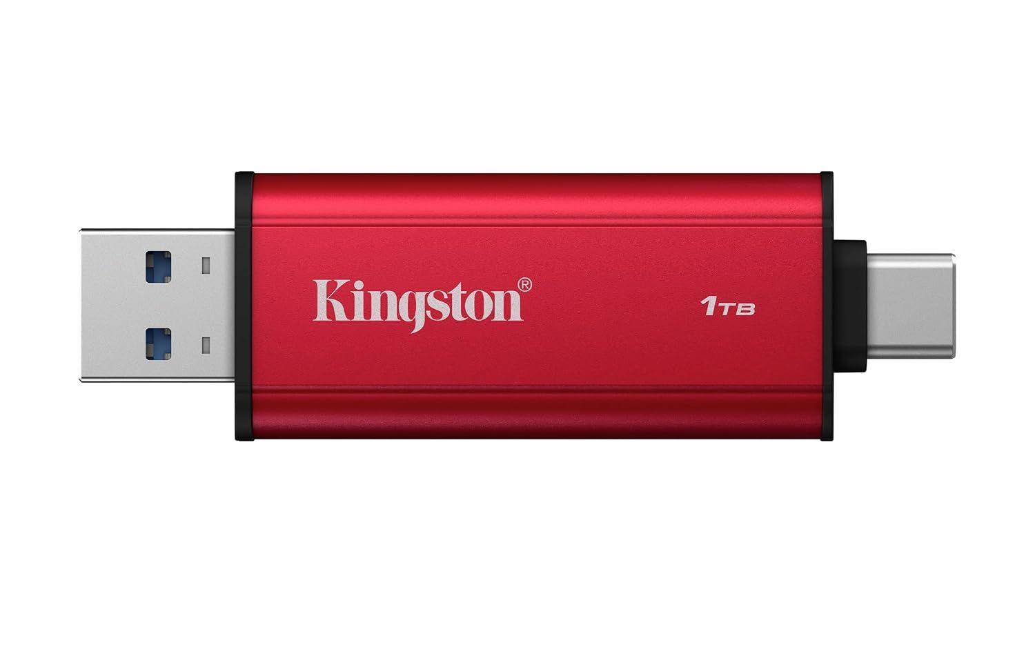 Kingston SSD port til dual USB A C de 1 TB-3