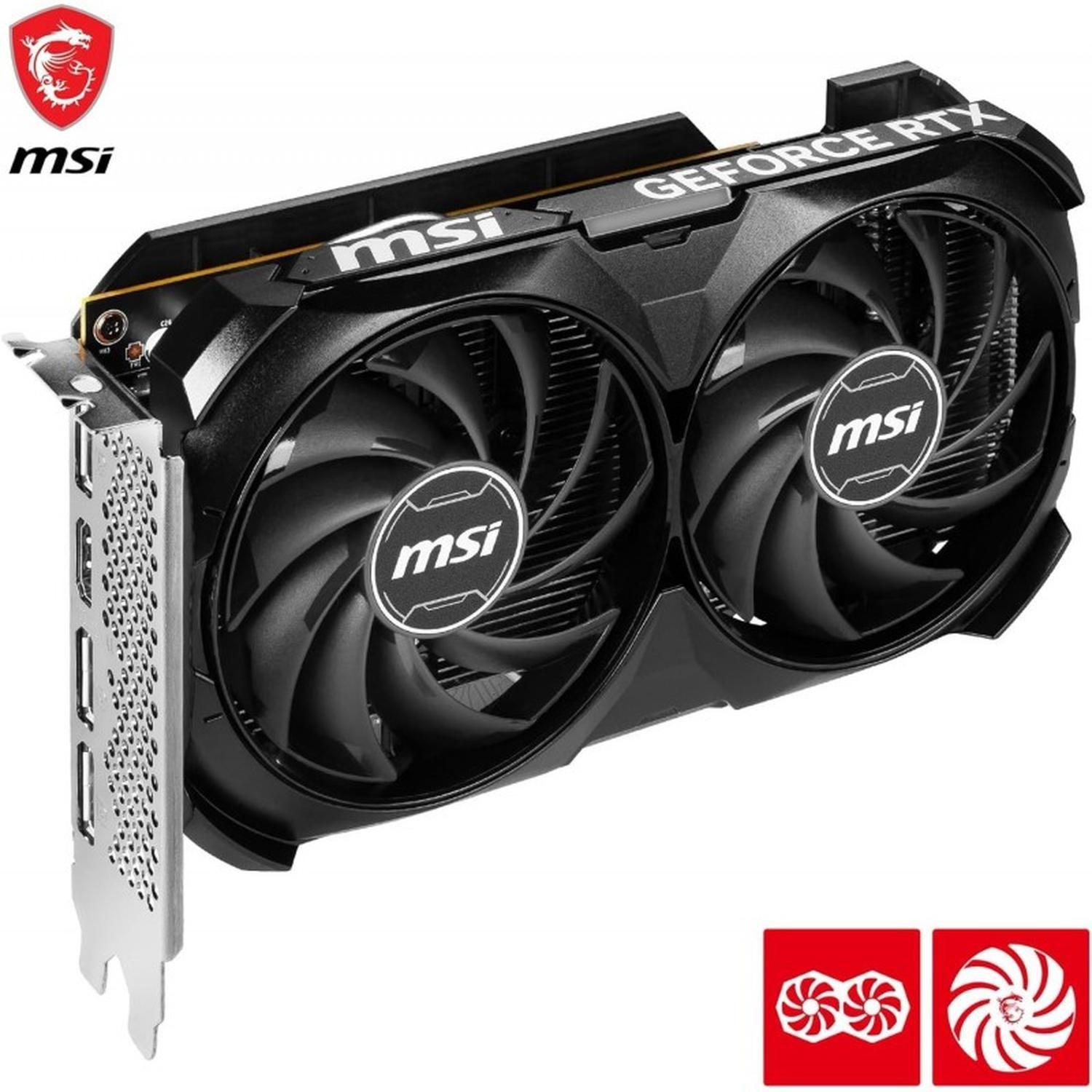 MSI VENTUS 4060 BLACK 8G 8GB de memoria GDDR6-2