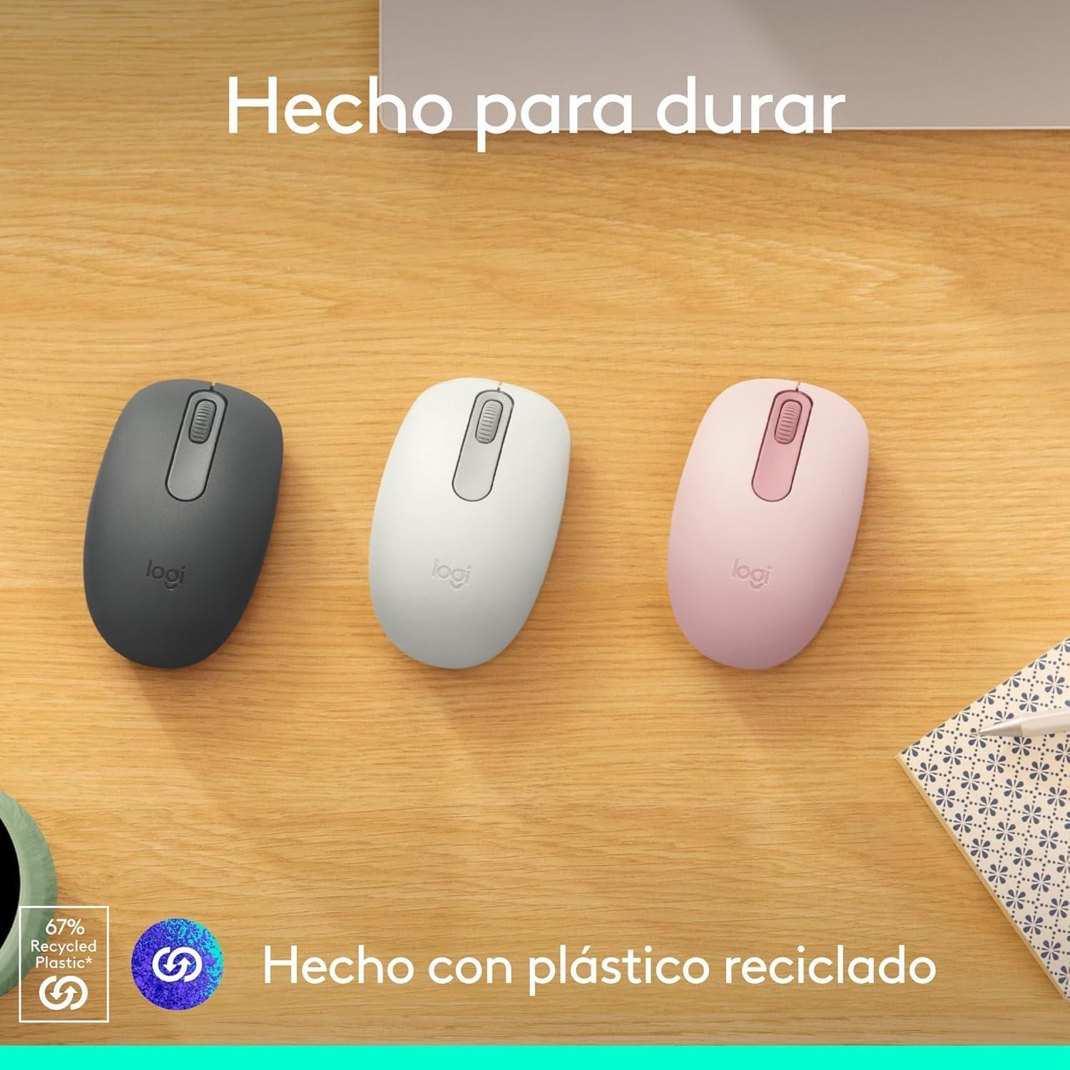 Logitech M196, Mouse inalámbrico Bluetooth GRAFITO-3