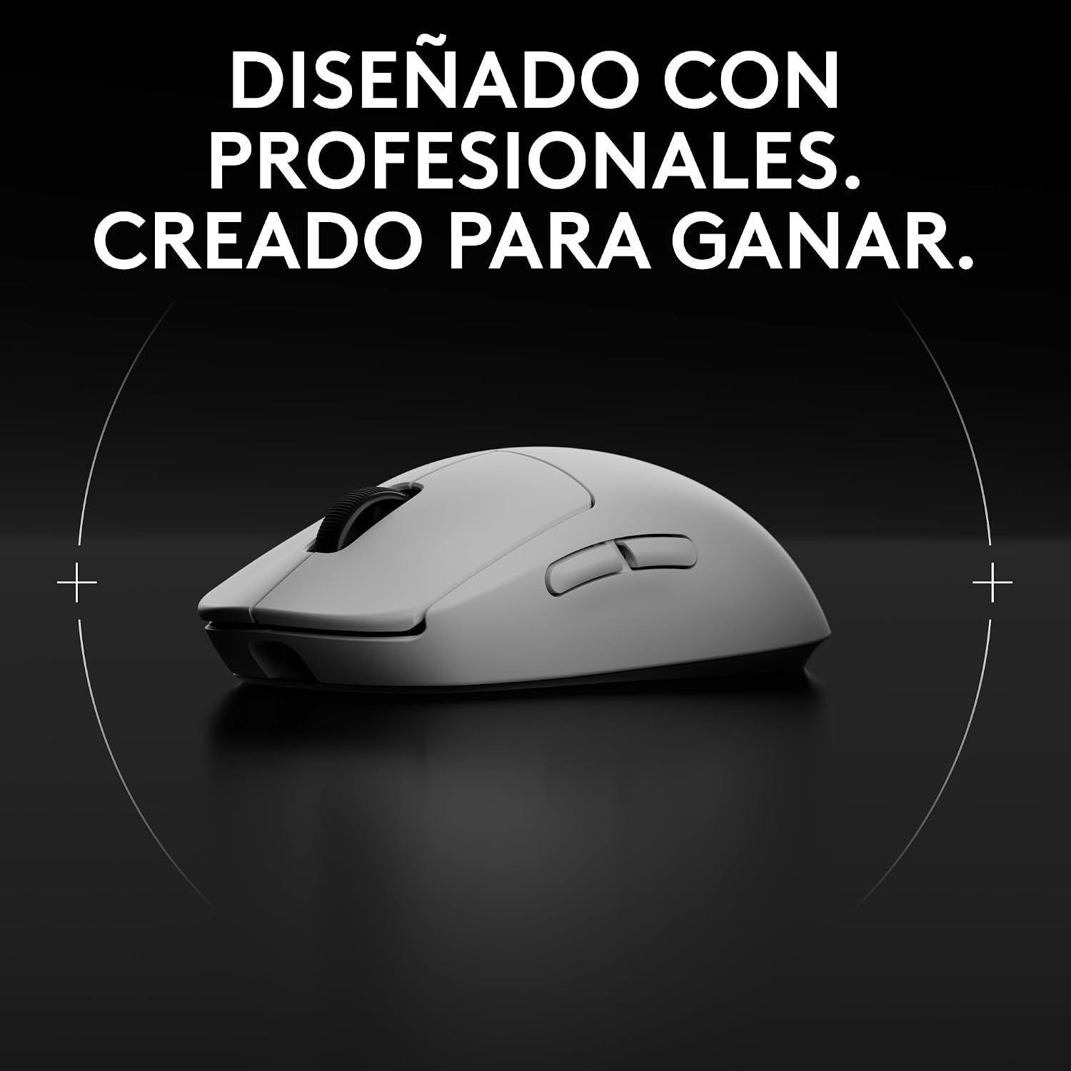 Logitech G Pro 2 Lightspeed Mouse inal mbrico Blanco-2