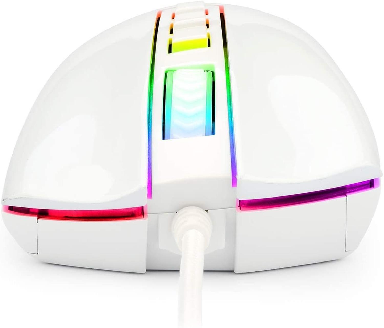 Redragon M711 Cobra - Raton RGB 10.000 DPI WHITE-2