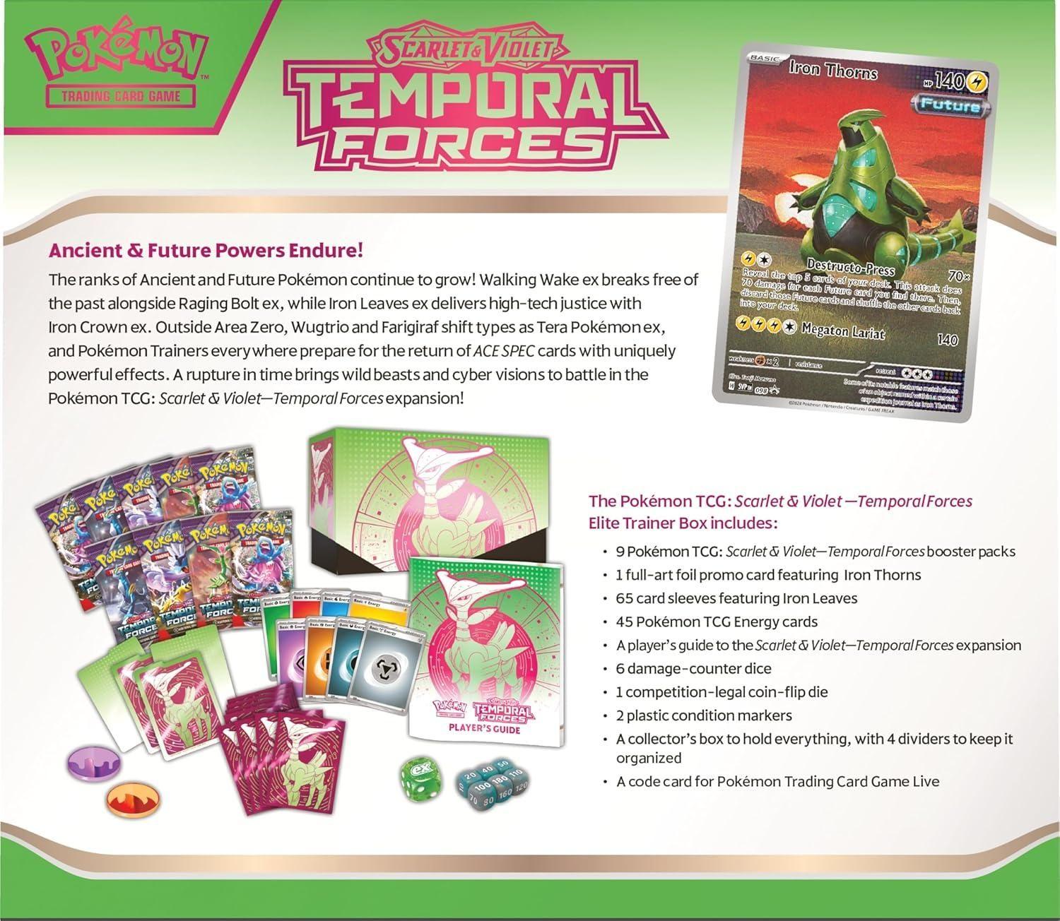 Pokémon TCG: Caja de Entrenamiento Fuerzas Temporales-2