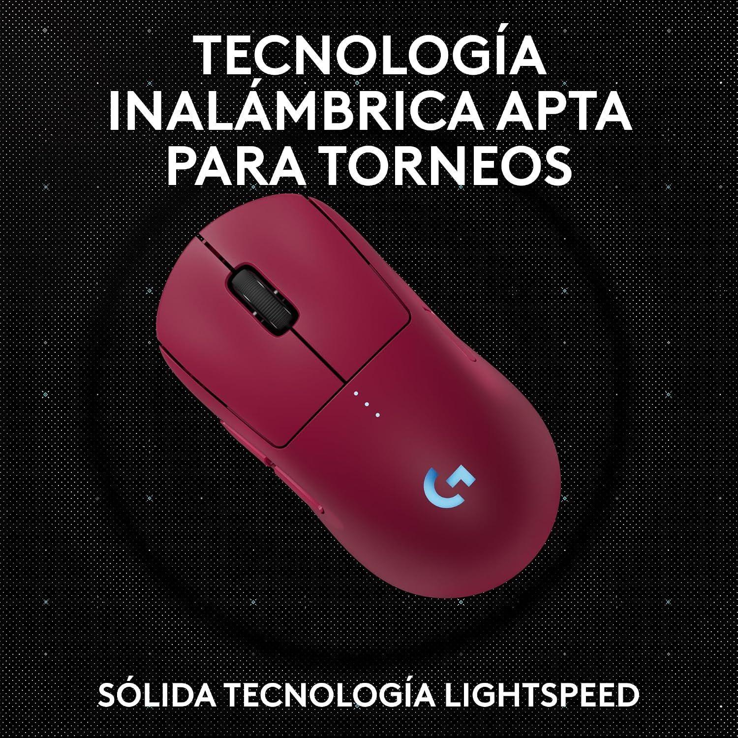 Logitech G Pro 2 Lightspeed Mouse inal mbrico Rosado-1