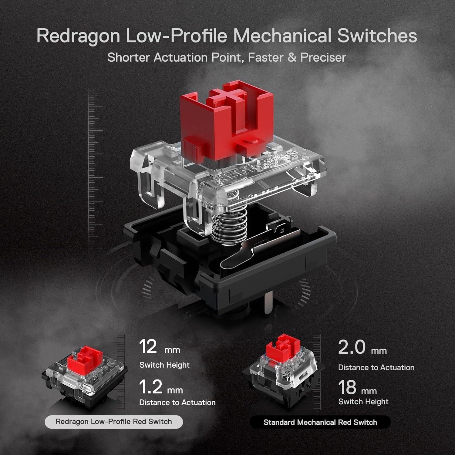 Redragon K622 Horus TKL RGB (RED SWITCH, SP)-2