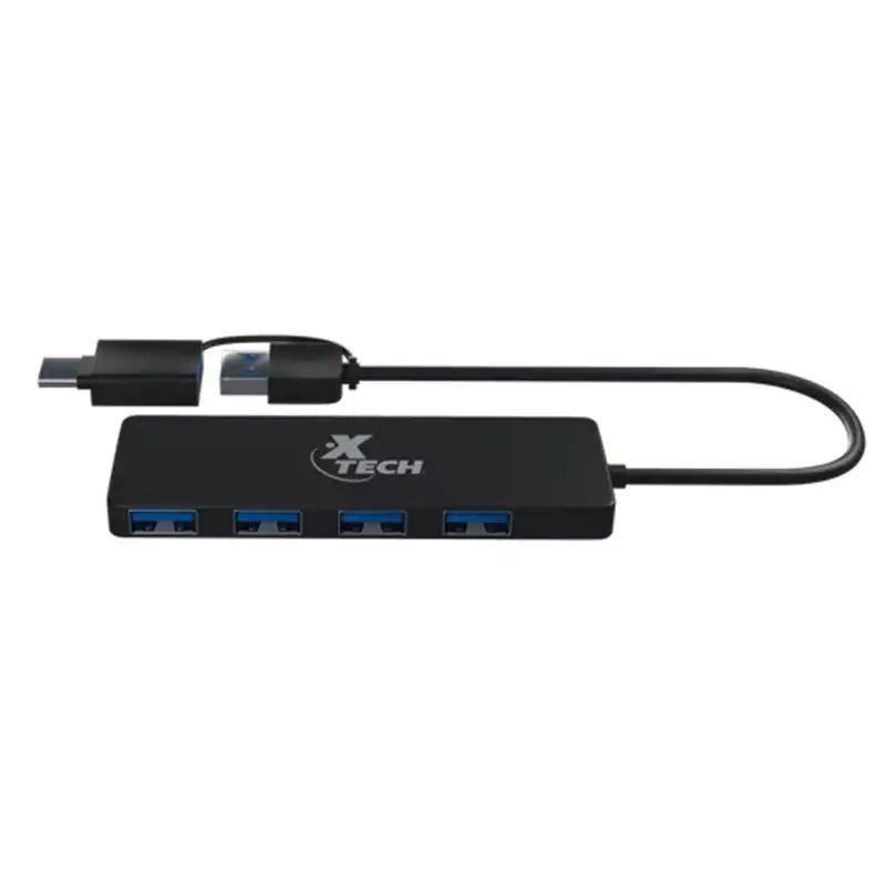 Hub 4 puertos Xtech USB 3 0 XTC 390-1