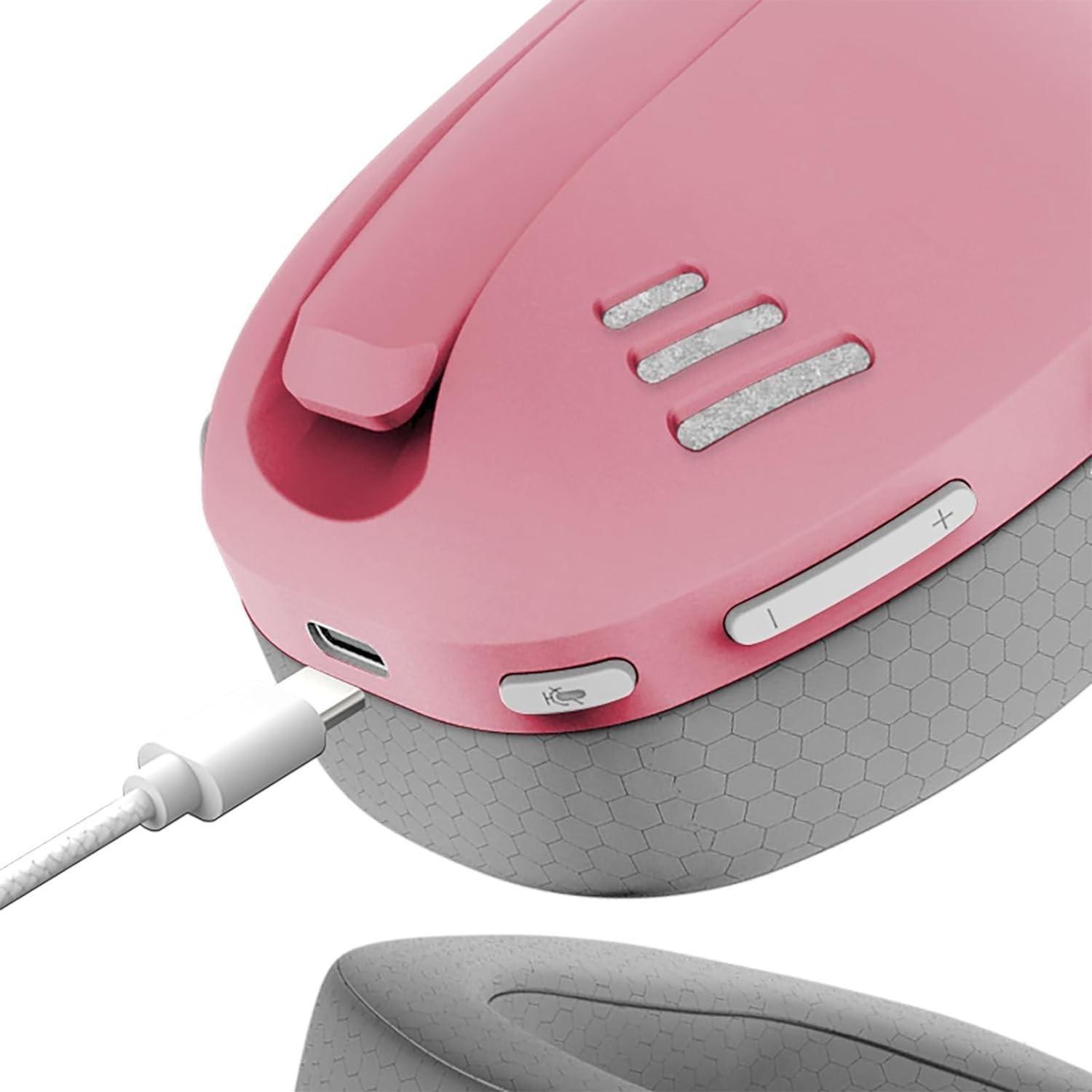 Redragon H848 Rosa Bluetooth, microfono desmontable-2