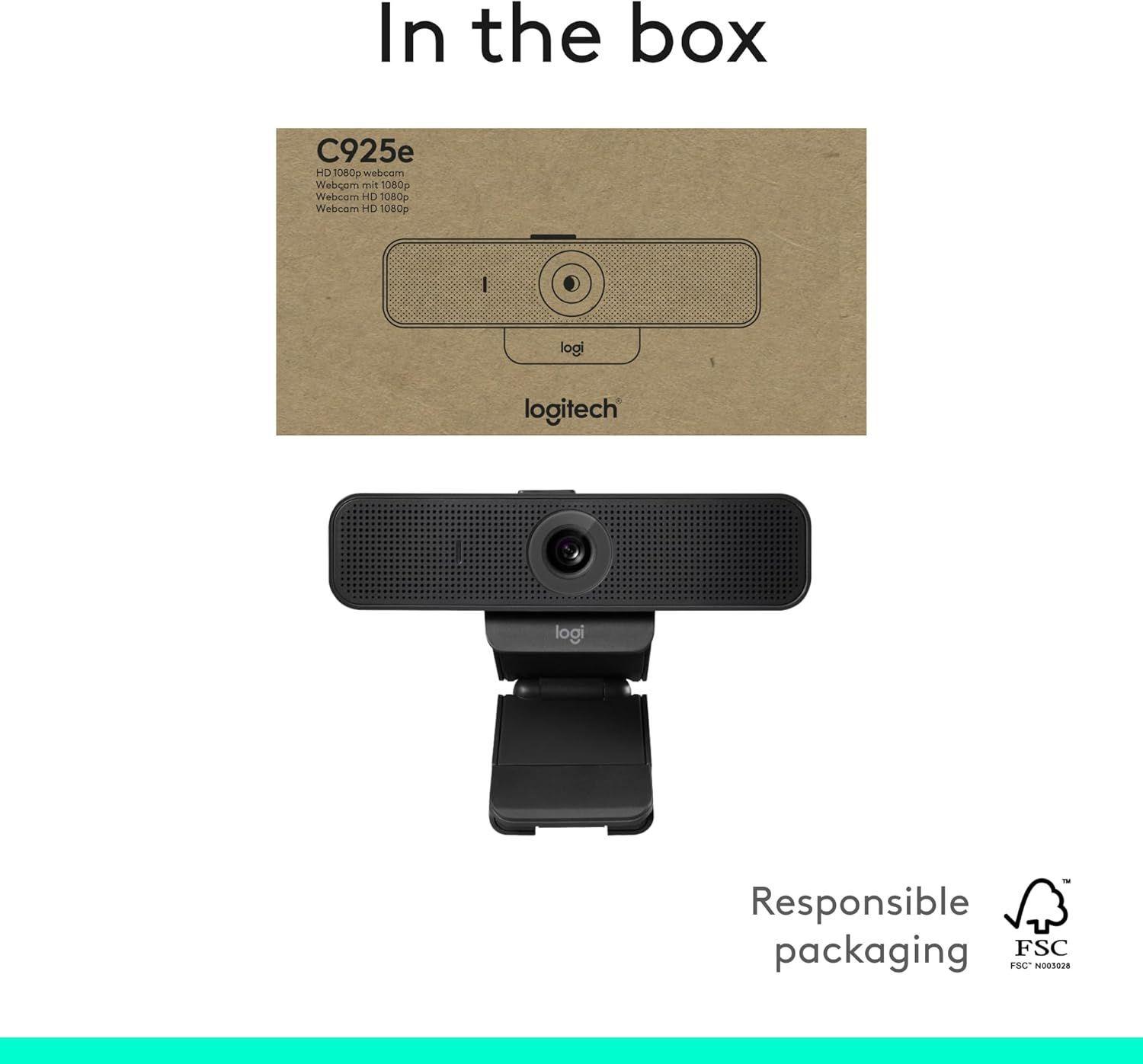 Logitech Webcam C925E FullHD 1080p-1