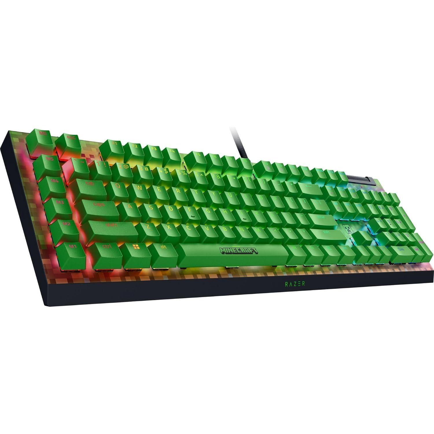 Razer BlackWidow V4 X Mechanical Gaming Minecraft-4