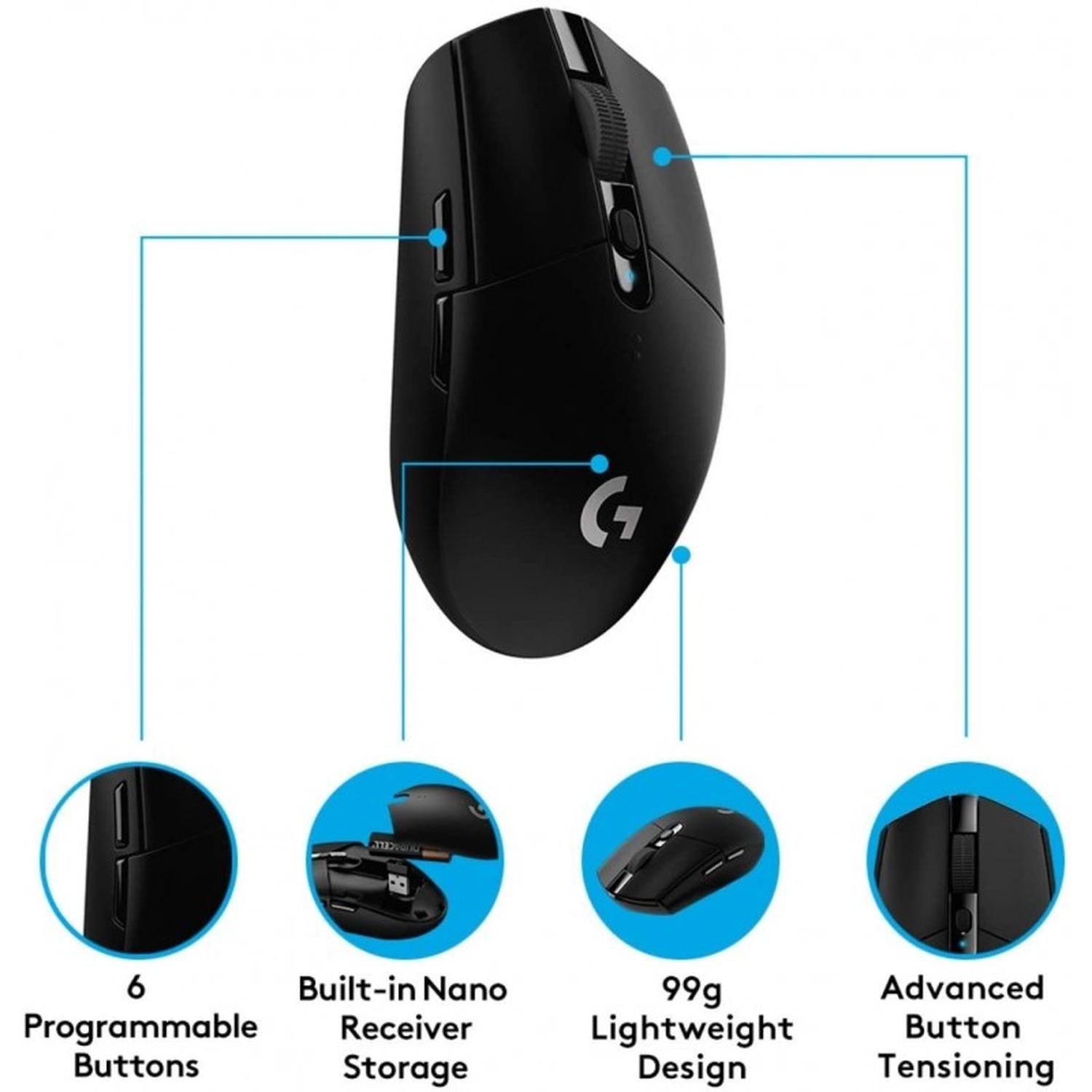 Mouse inalámbrico G305 negro LIGHTSPEED-2