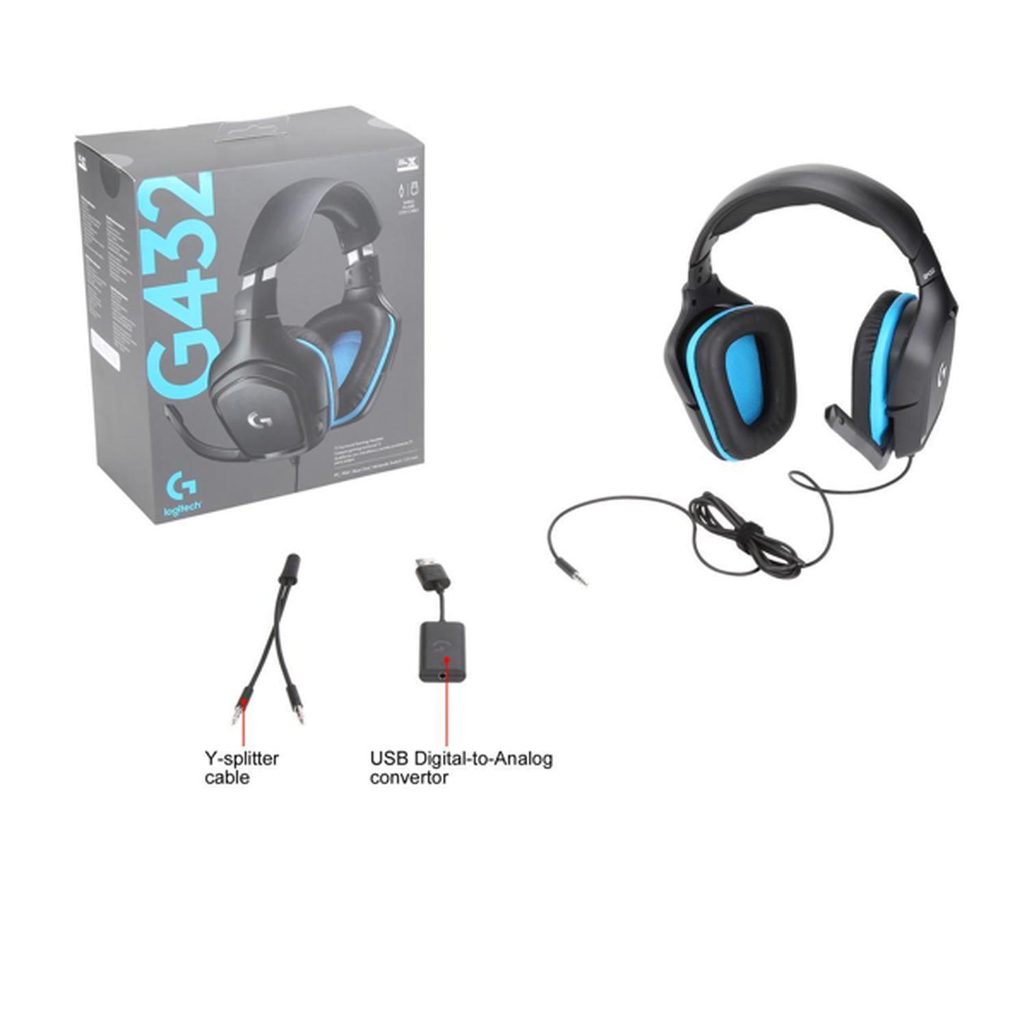 Logitech G432 DTS:X 7.1 Auriculares con cable-2