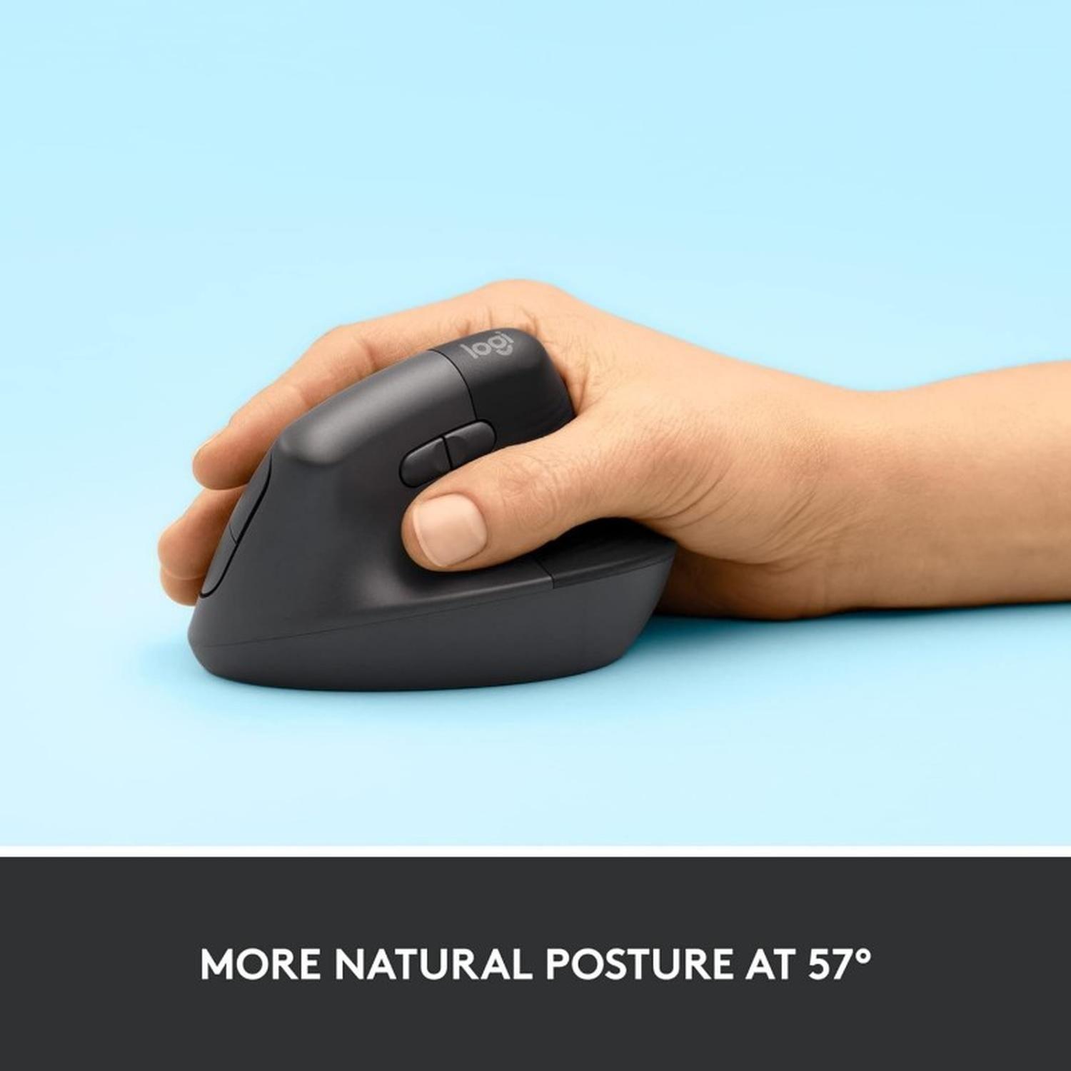 Logitech Lift Vertical Ergonomico Wireless-1