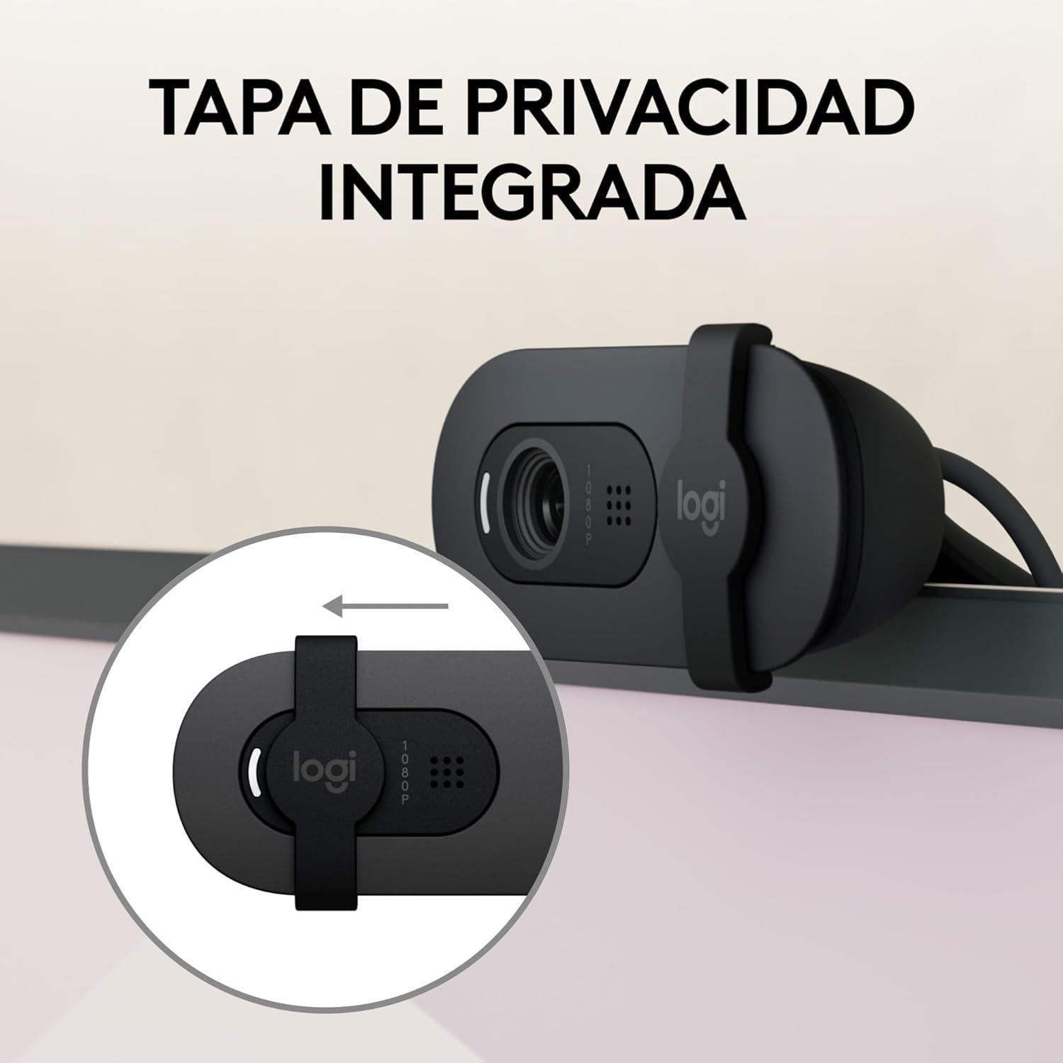 Logitech Brio 100 Full HD para reuniones y Streaming-1