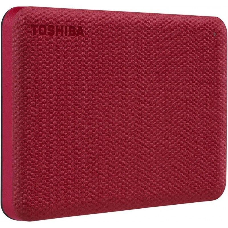 Disco Duro Externo Toshiba Canvio 2TB USB-A 3.0 - Rojo-0