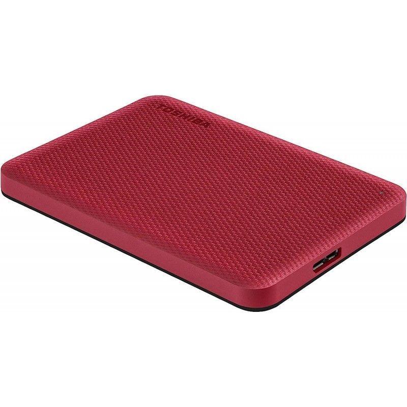 Disco Duro Externo Toshiba Canvio 2TB USB-A 3.0 - Rojo-1