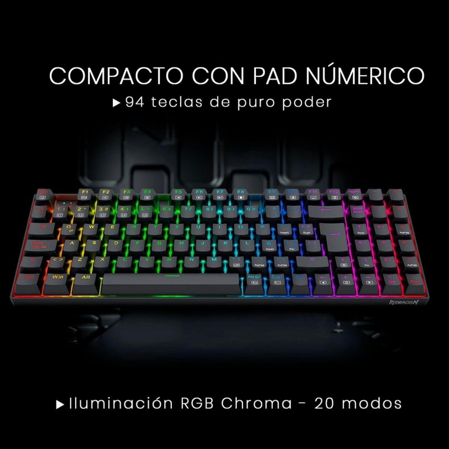 Teclado Redragon Ziggs K669 Alámbrico ES-2