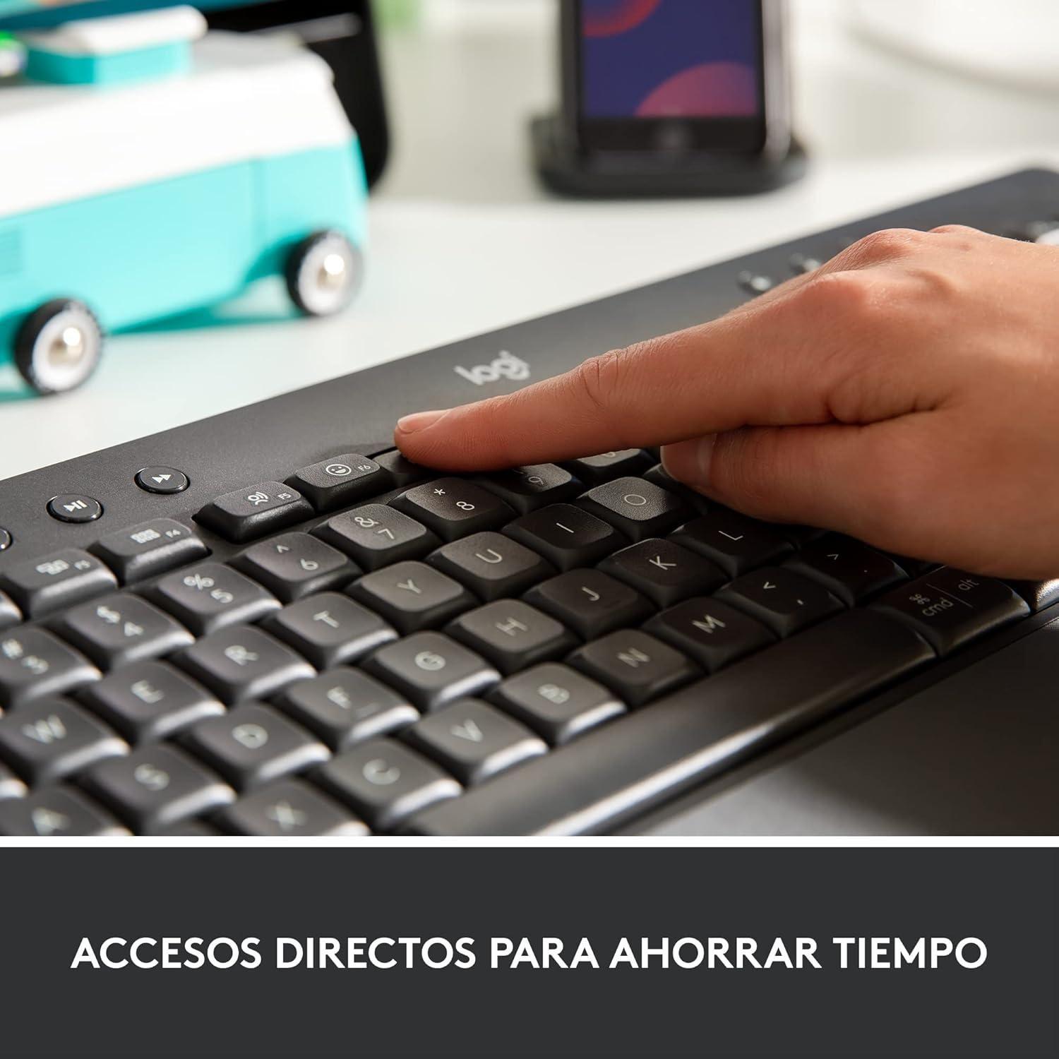 Teclado Signature K650 Comfort inalámbrico NEGRO-2