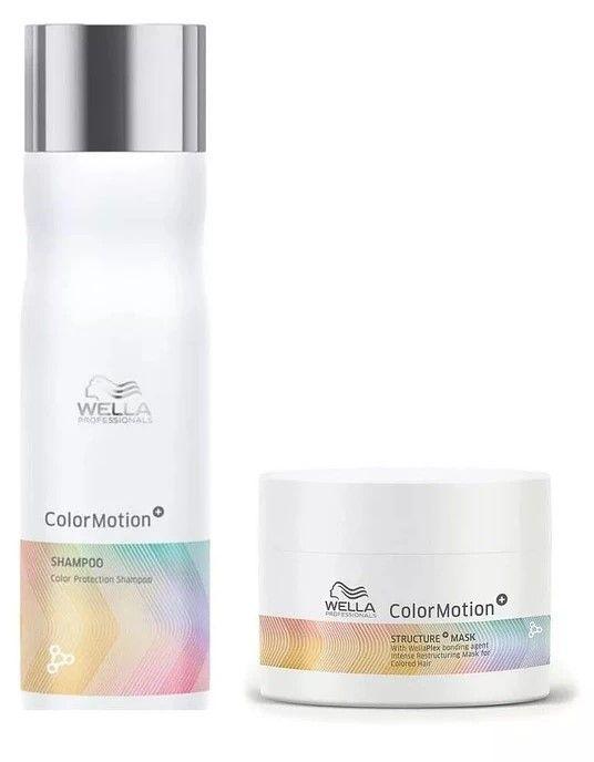 Shampoo y Mascara Color Motion Wella 250 y 150 ml-0