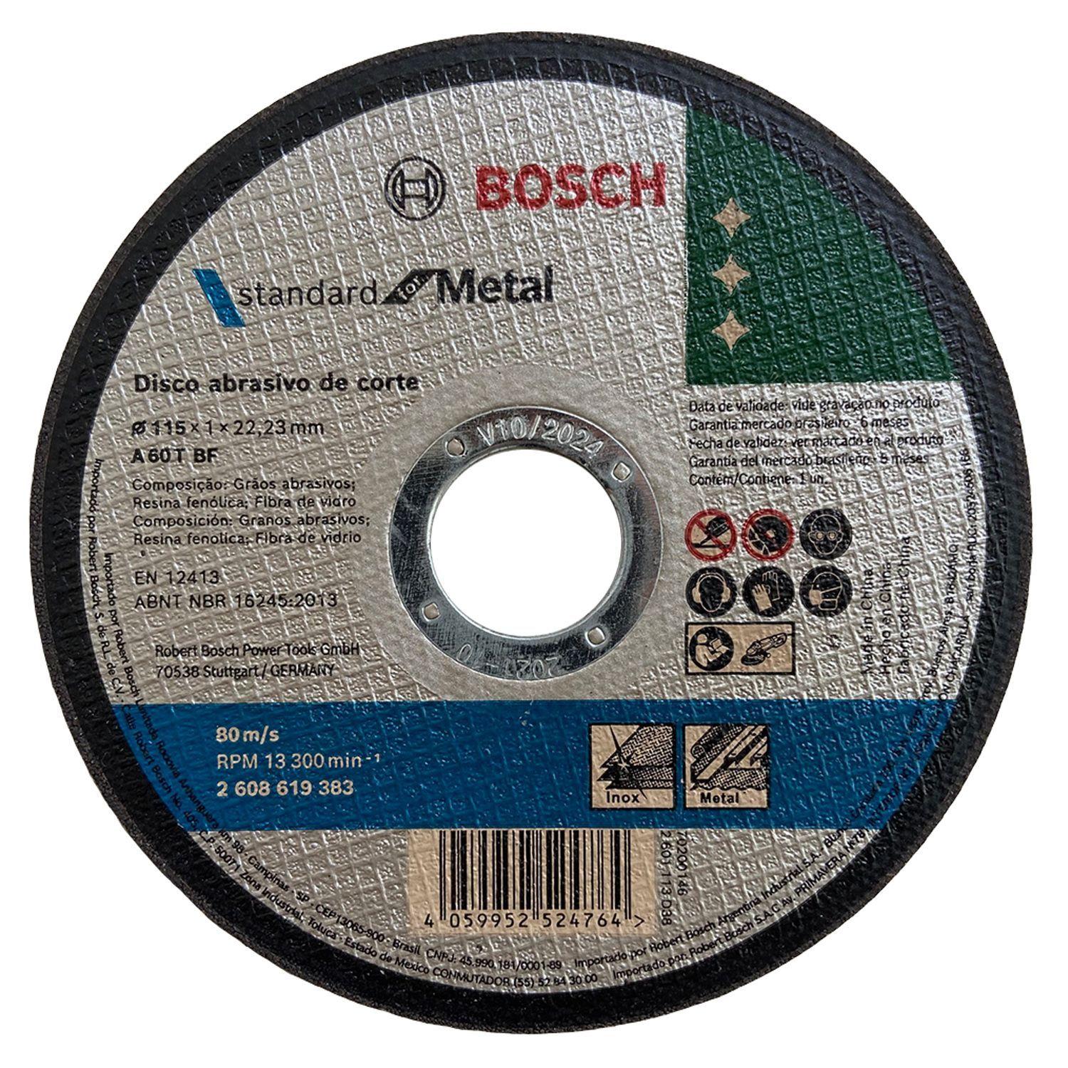 Disco De Corte 4 1/2x1mm Metal -0