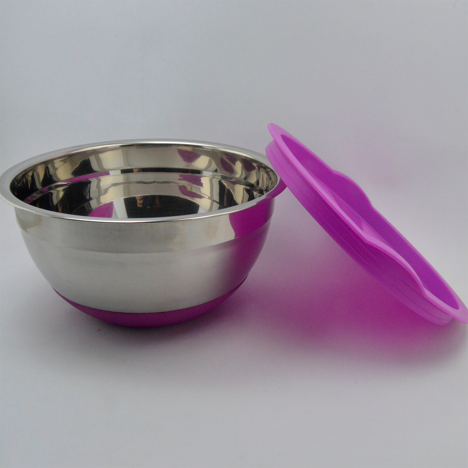 Set Bowls Acero Inoxidable con tapa-2