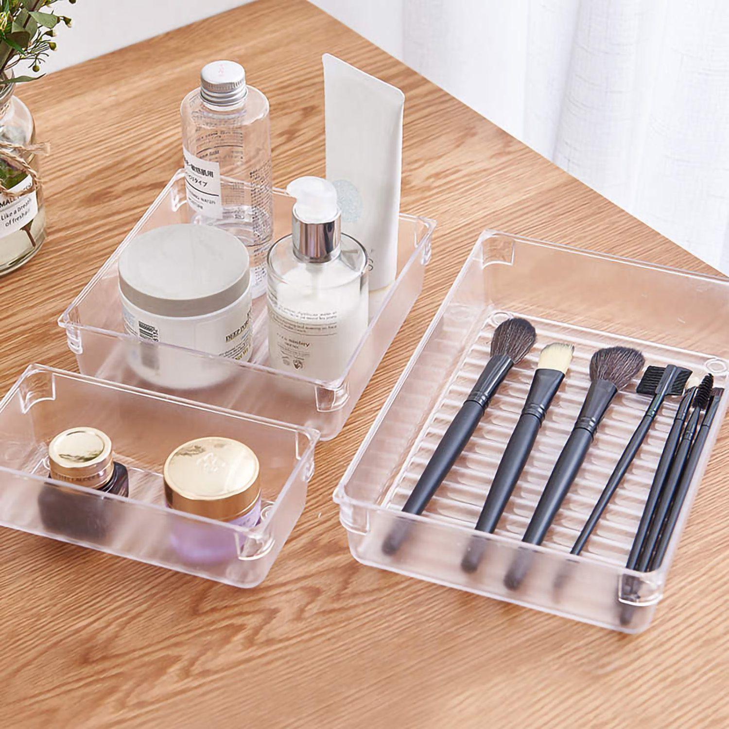 Set Organizadores Cajón Escritorio Apilables Maquillaje-3