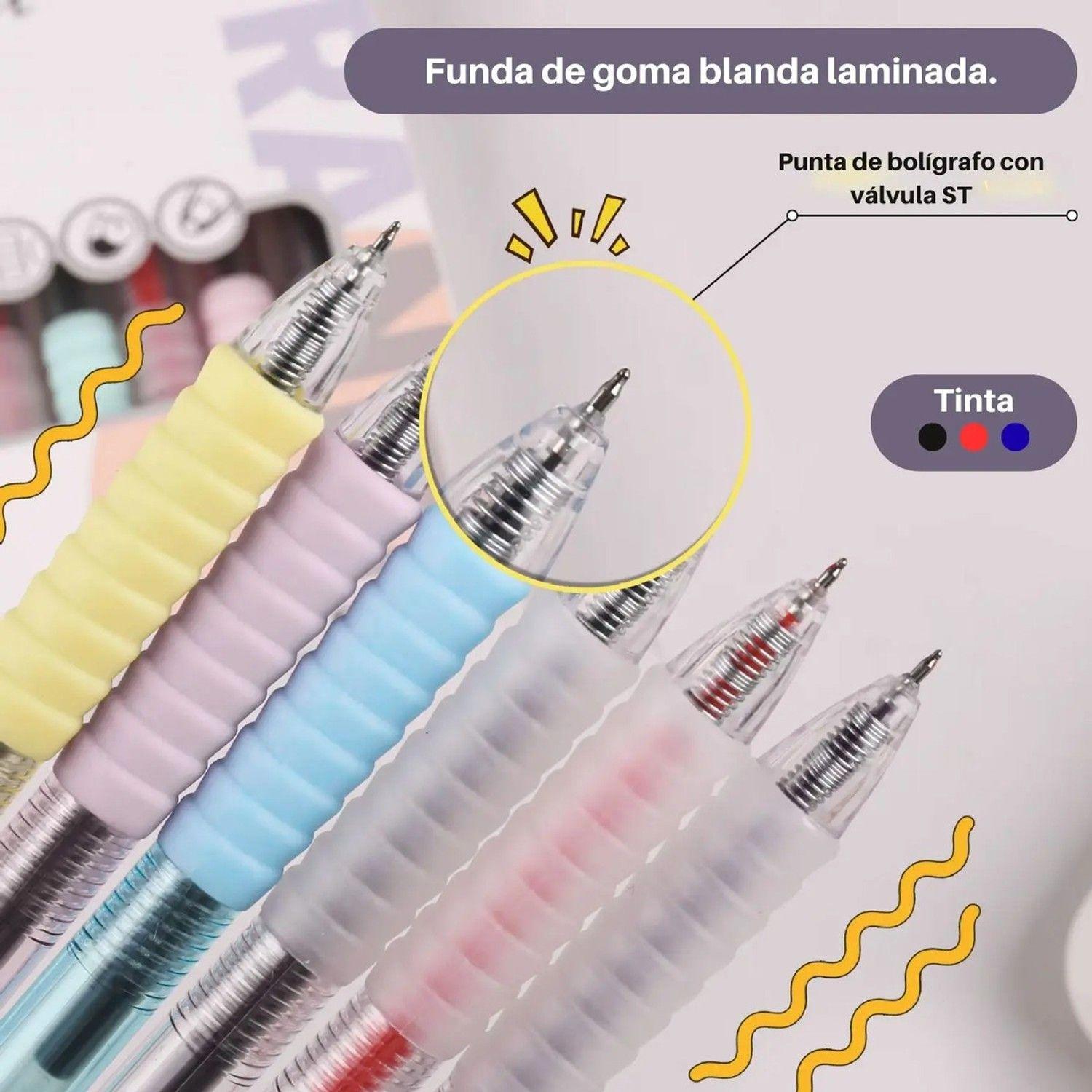 Lápices Gel Qili Morandi Punta 0,5 Mm Tinta Suave-2