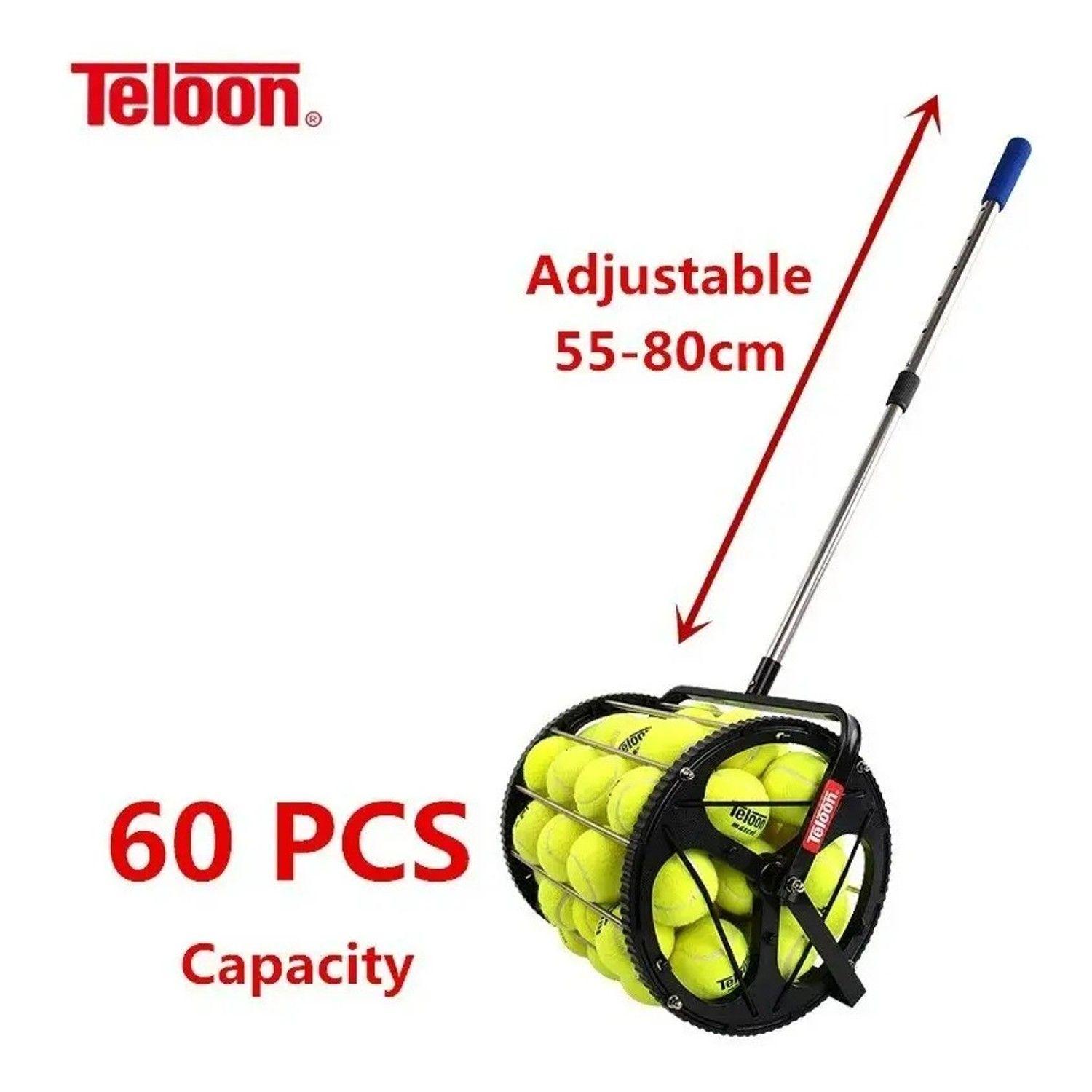 Rodillo Recoge Pelotas De Tenis Teloon® 60 Pcs-3