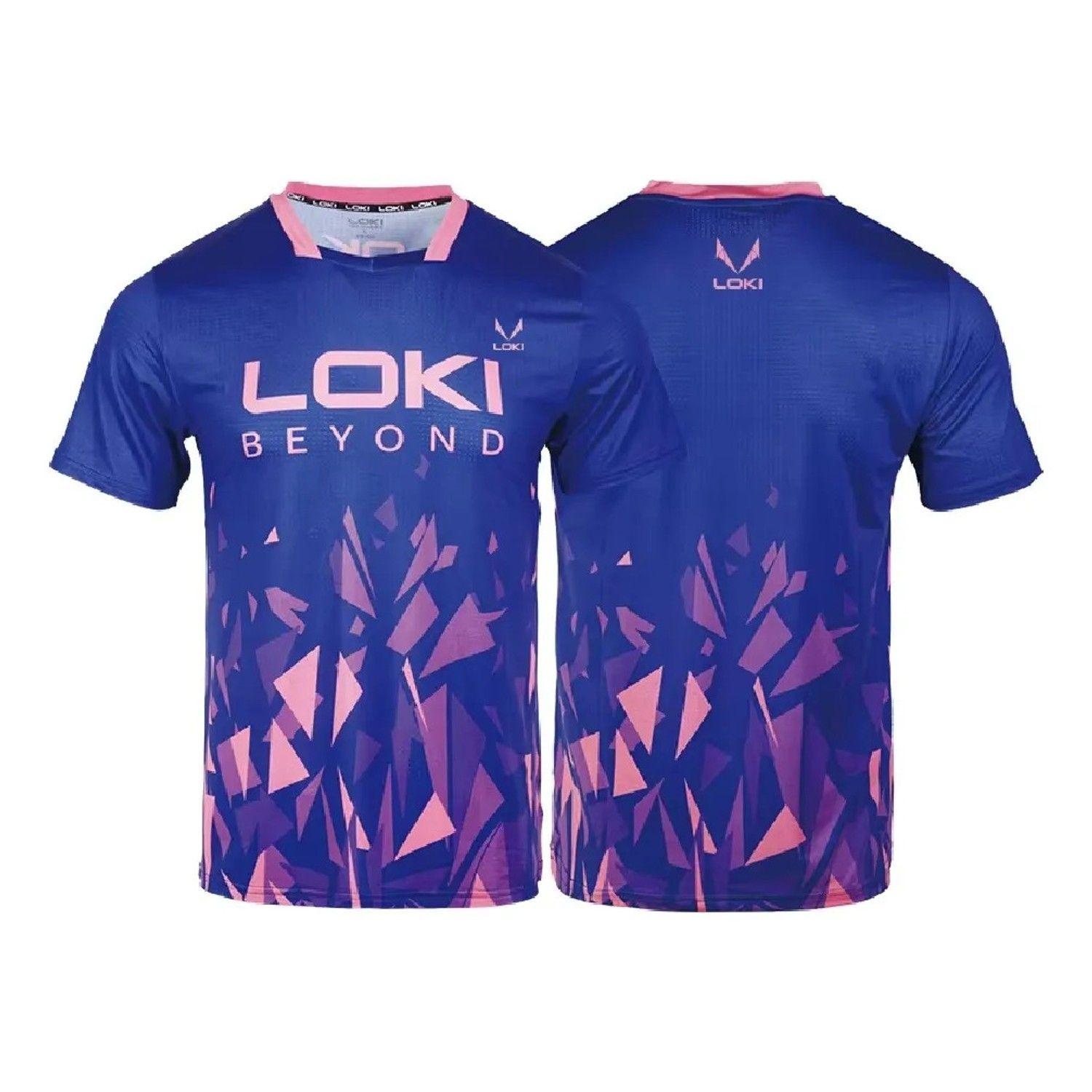 Polera Deportiva Loki Tenis De Mesa Secado Rápido Unisex-1