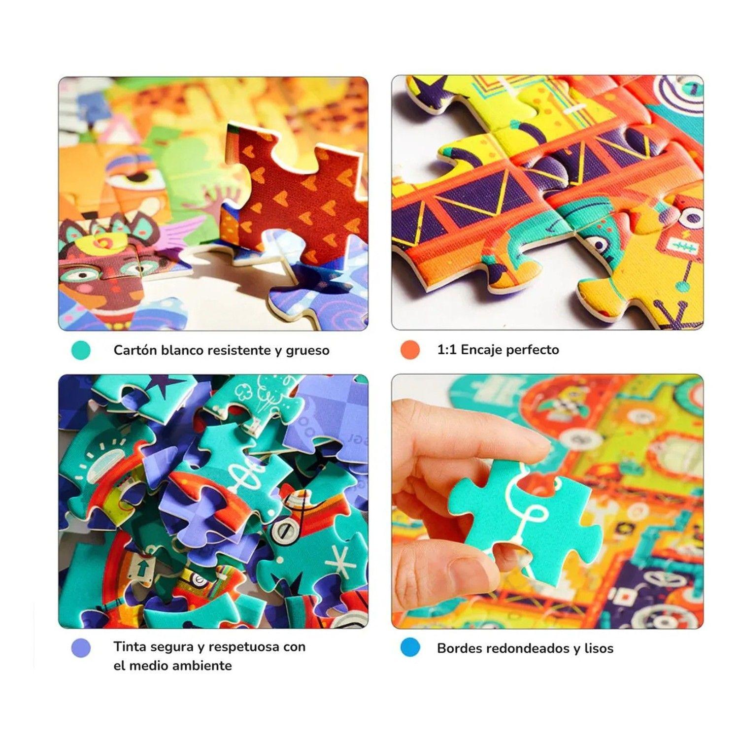Puzzle Para Niños Robot 226 Piezas + 6 Años - Mideer-2