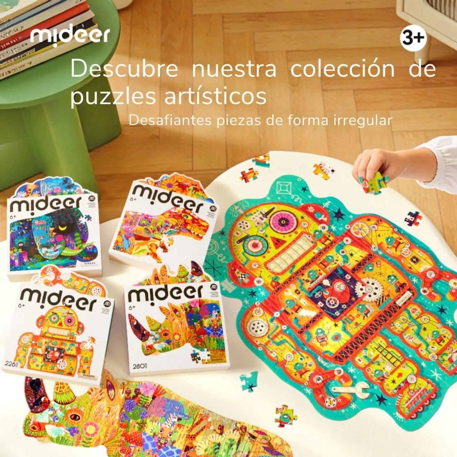 Puzzle Para Niños Robot 226 Piezas + 6 Años - Mideer-3