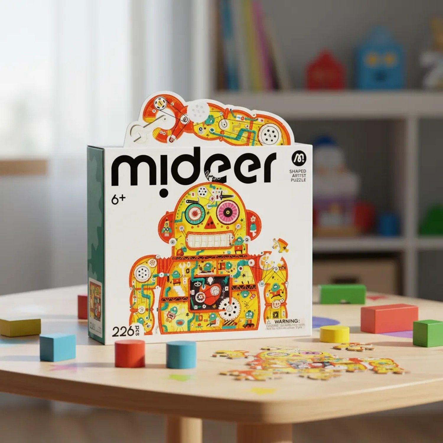 Puzzle Para Niños Robot 226 Piezas + 6 Años - Mideer-5