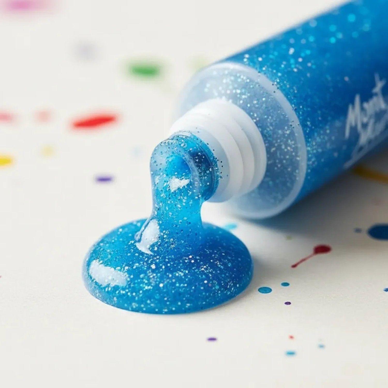 Glitter Glue 5 Colores Mont Marte Pegamento Perfumado-2