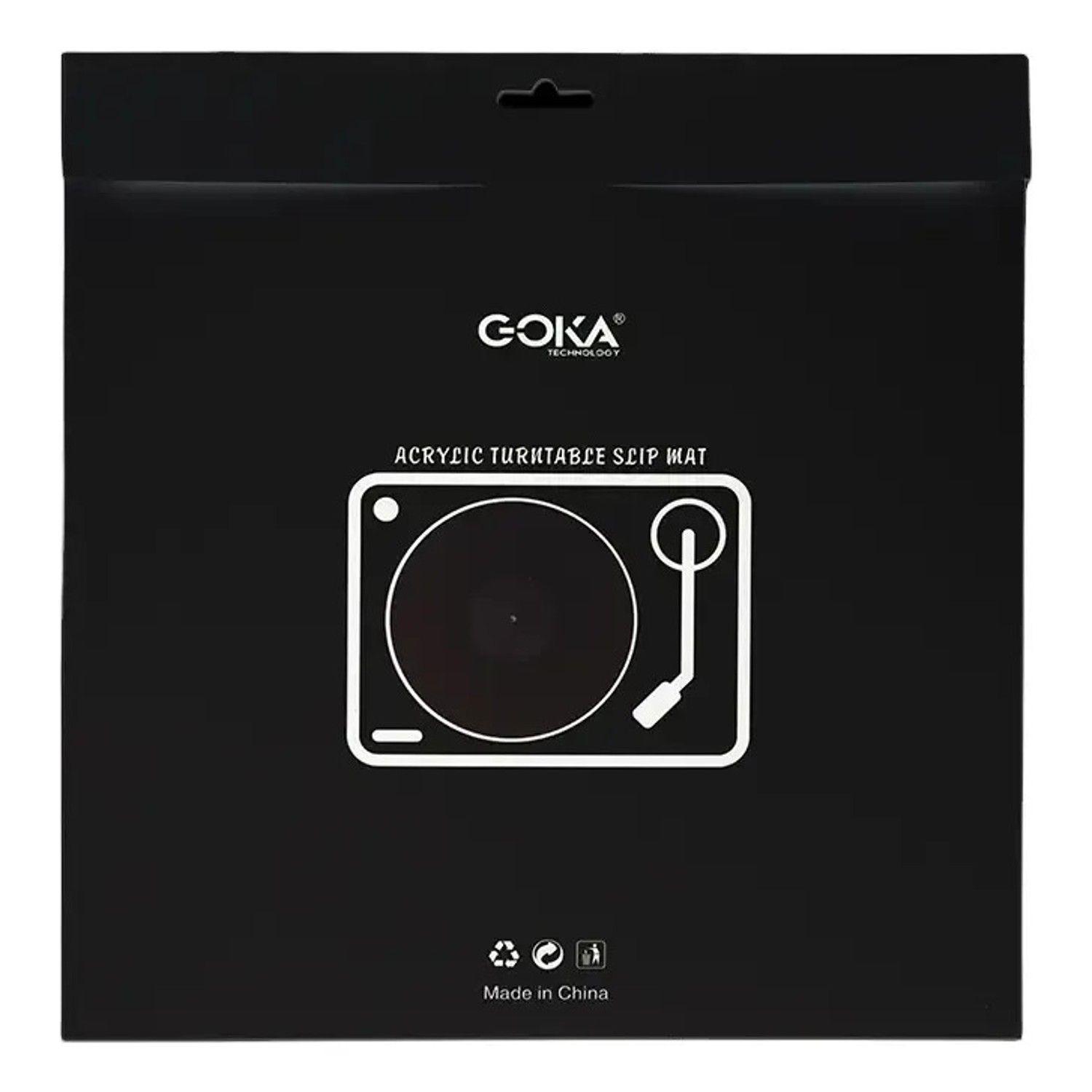Slipmat De Acrílico Antiestático Goka Para Tornamesa Vinilos-3