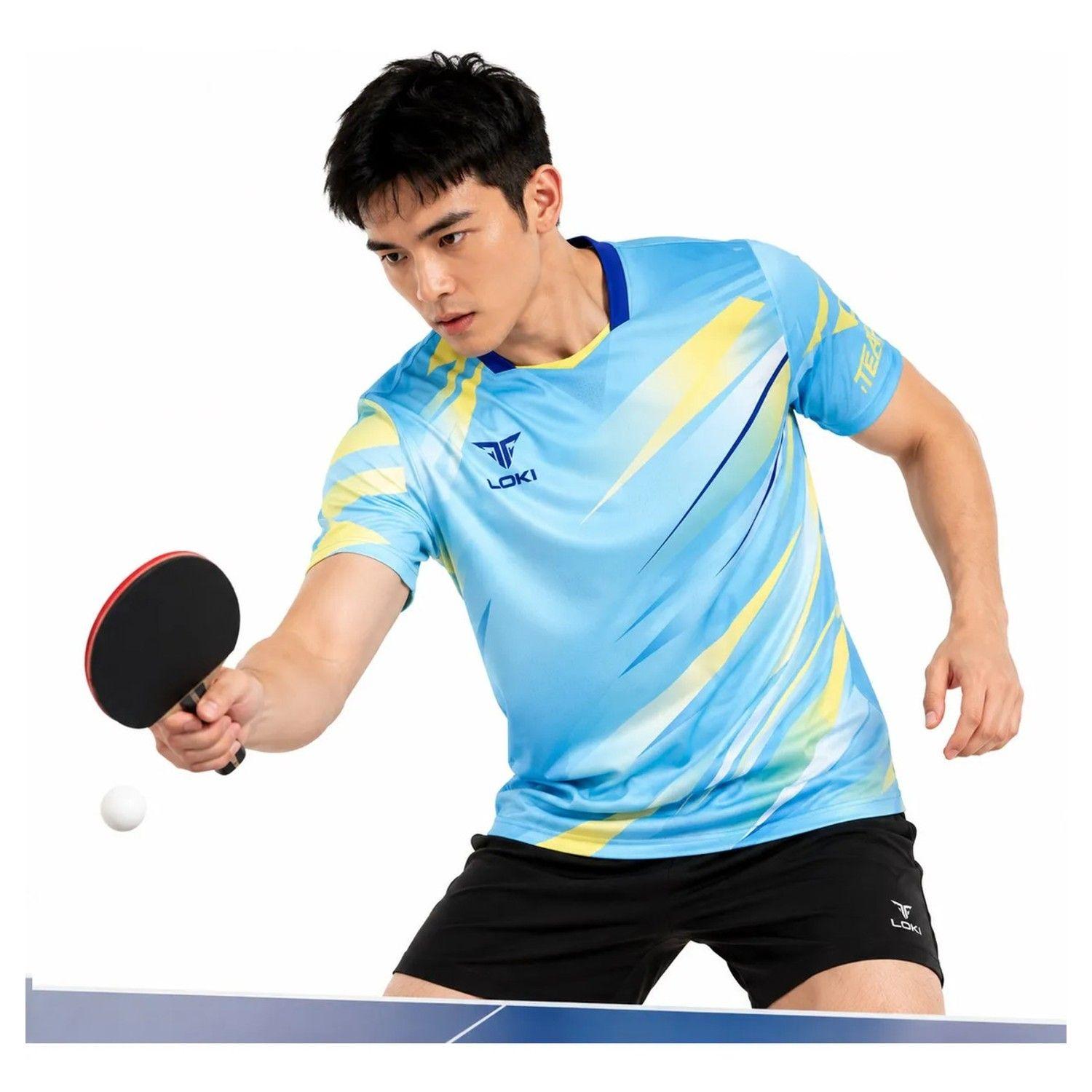 Polera Deportiva Loki Tenis De Mesa Secado Rápido Unisex-2